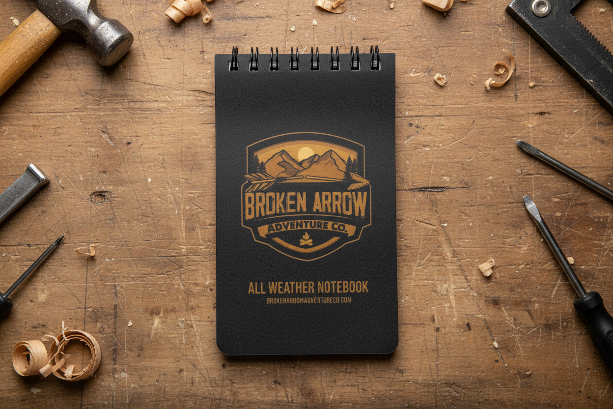 Waxed Canvas EDC Bundle, Notebook 3-Pack, Pen 6-Pack, EDC Pocket Organizer