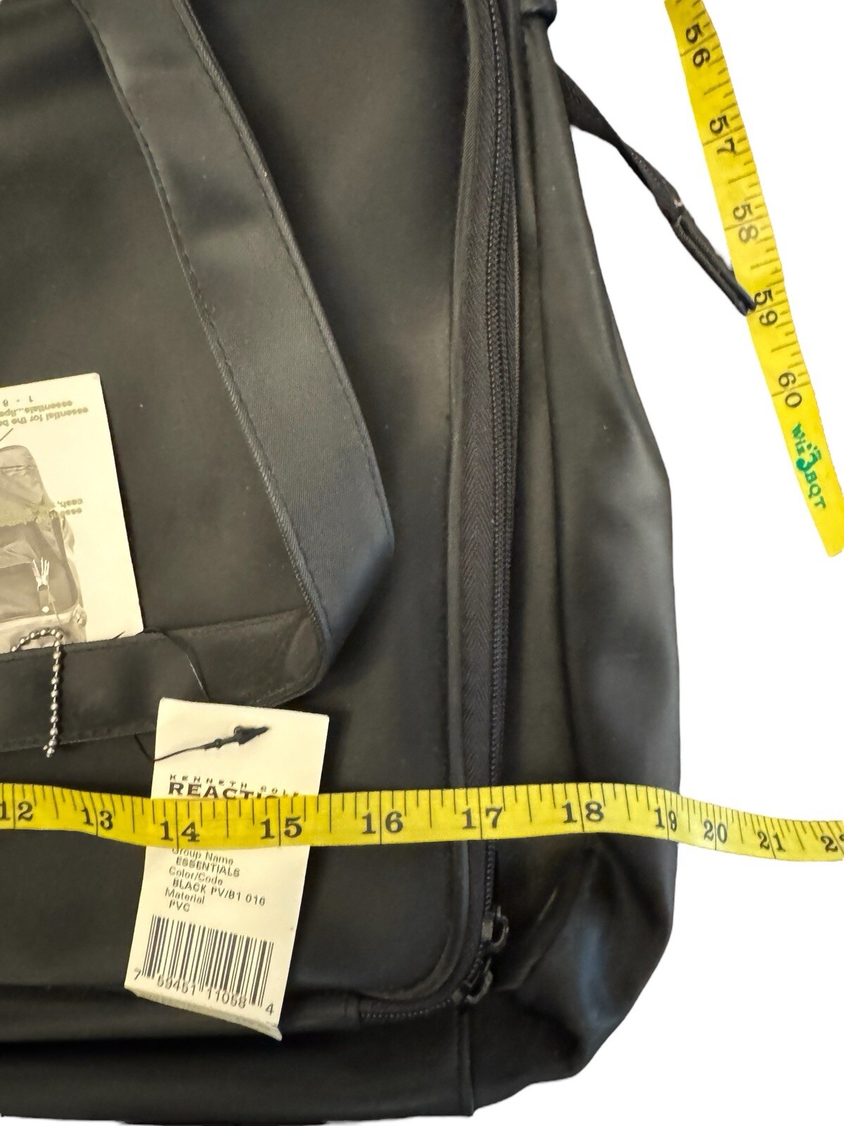 Kenneth Cole Reaction Attache Messenger Brief Black With Diddy Bag ￼