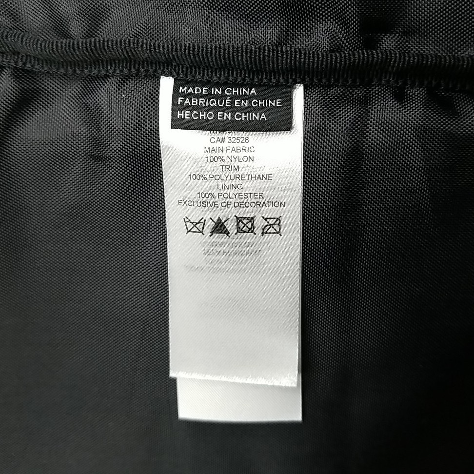 Armani Exchange 17″ Basic Backpack Black Nylon Top Loading