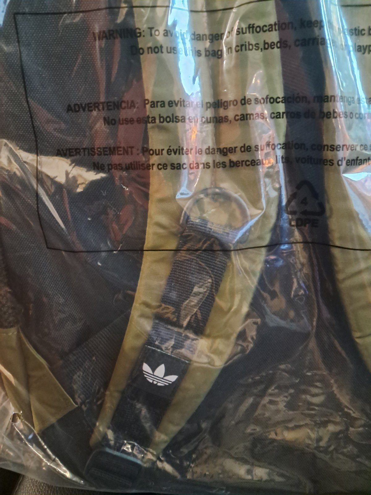 Adidas Overland Backpack – Olive Green/Black/White