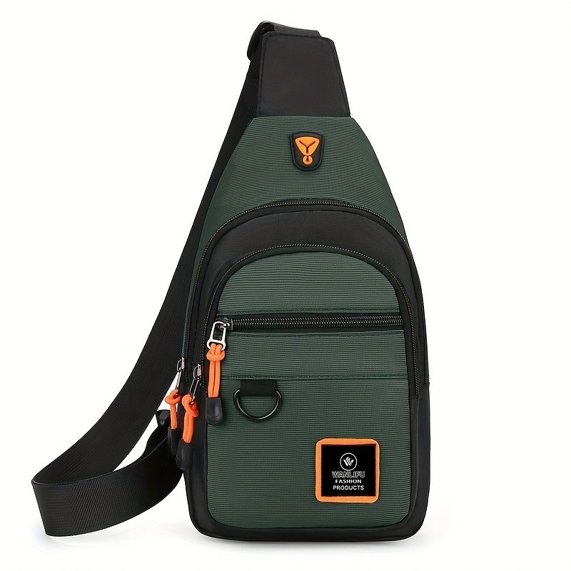 Men’s Waterproof Outdoor Chest Bag – Hiking Sports Crossbody Shoulder Pack