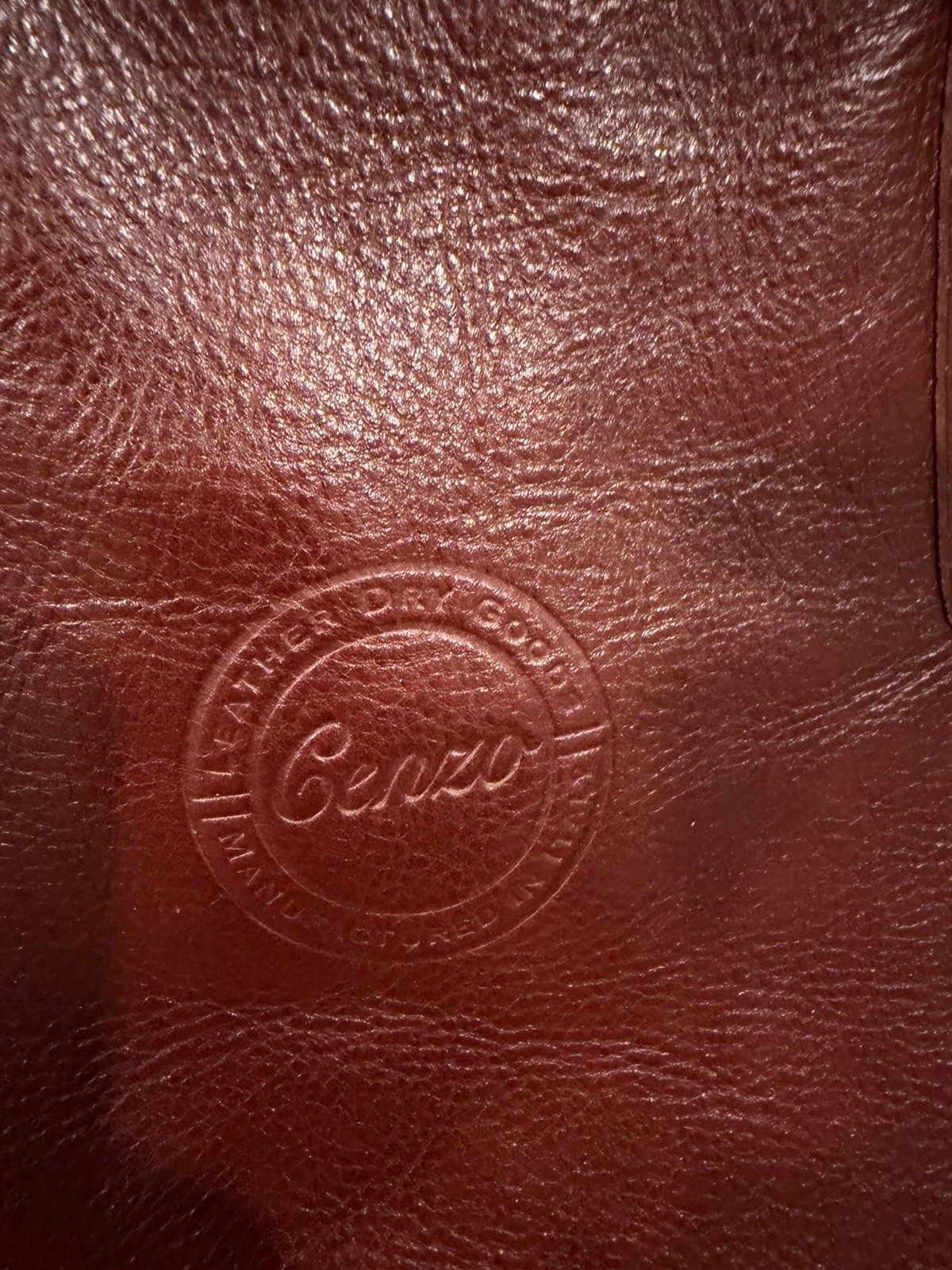 Cenzo Italian Calf-Skin Leather Cenzo Italian Holdall Leather Duffle Bag