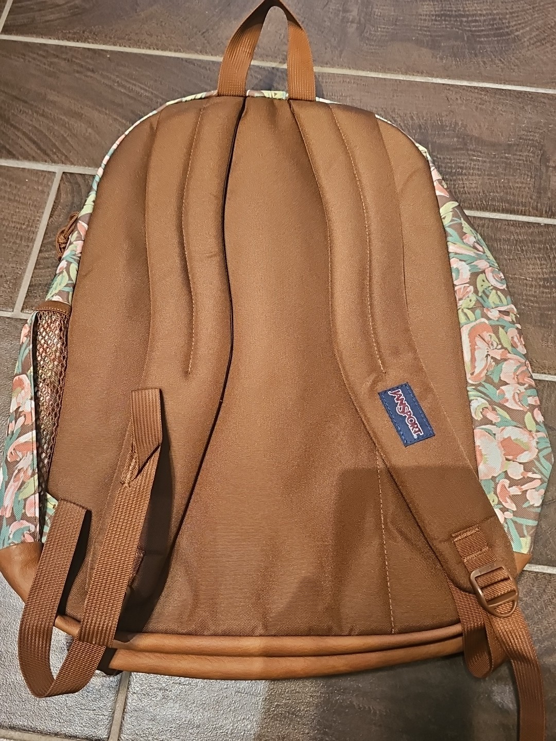 JanSport Cool Student Backpack Painterly Mushrooms NWT