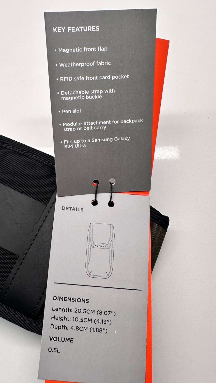 NEW Alpaka Modular Phone Sling V2 Army Green Axogrid 300D Water Resistant