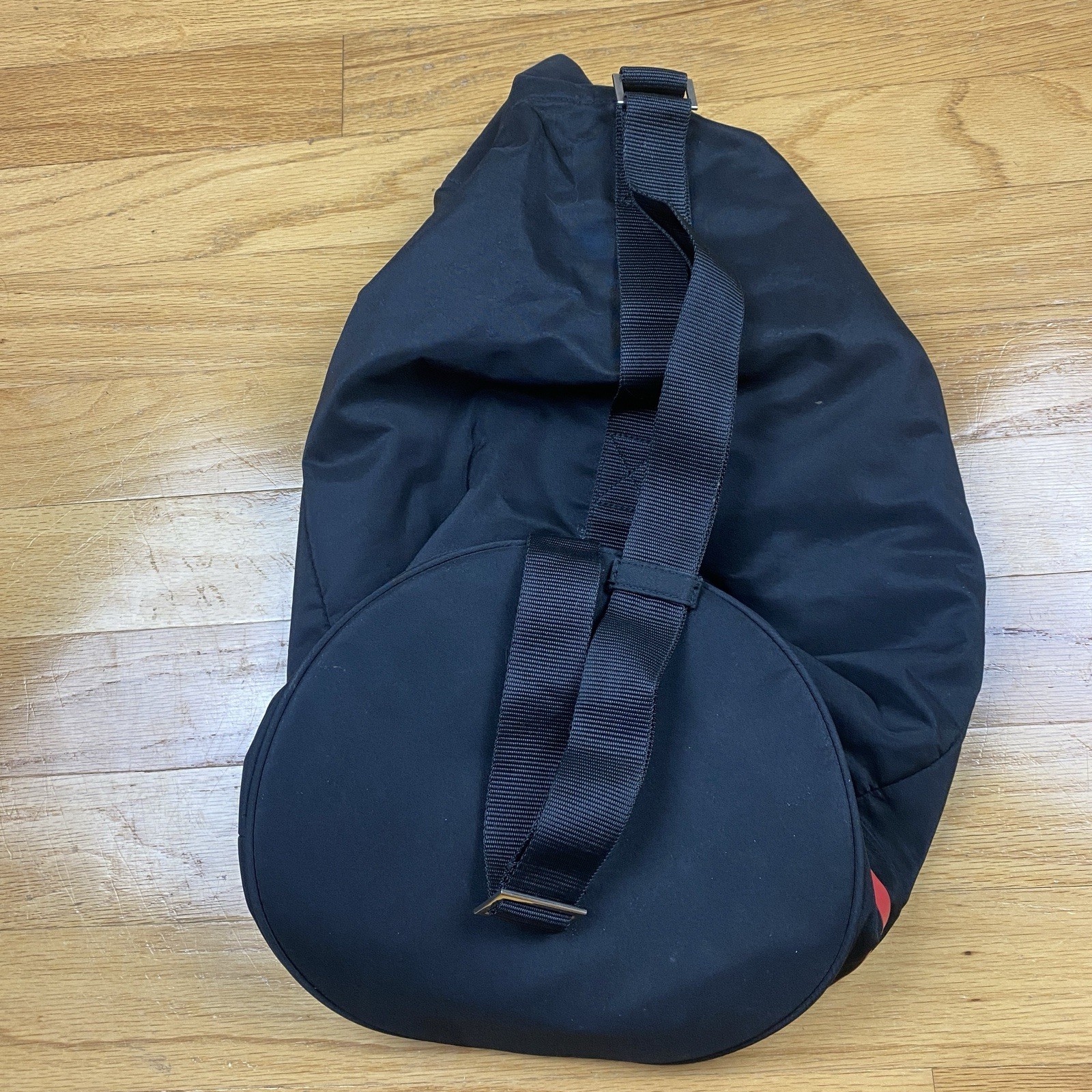 Prada Luna Rossa Extreme Black Shoulder Crossbody Bag Duffle Gym Bag Drawstring
