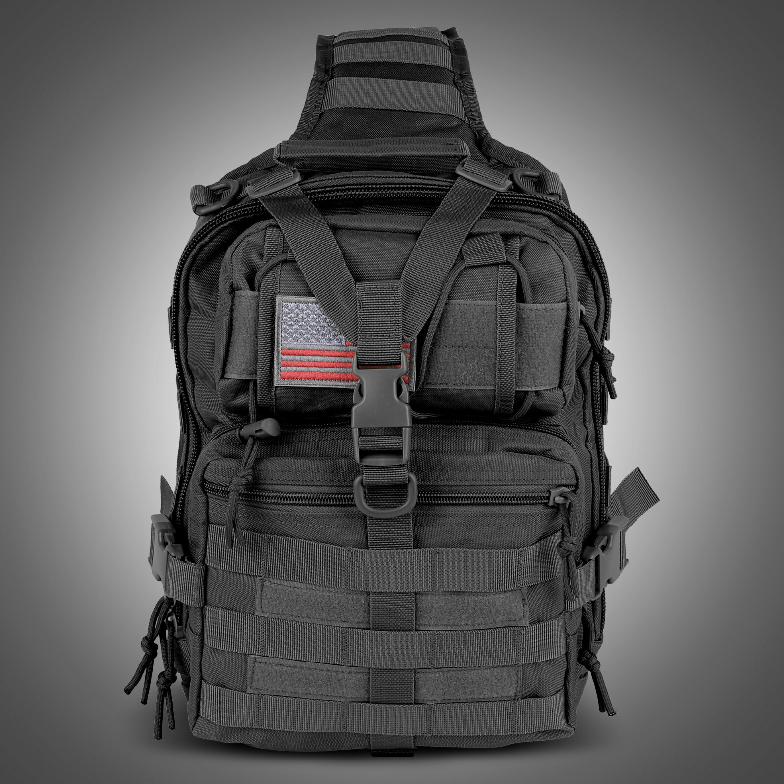 Tactical Sling Bag Pack Range Bag Military Rover Assault Shoulder Backpack Molle