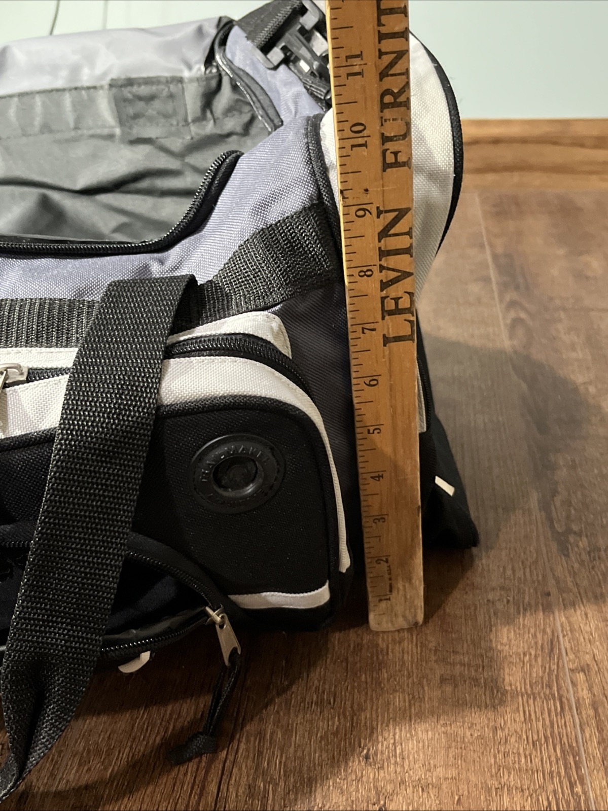Trailmaker Equipment Black/gray Duffel Bag Overnight Camping Great Condition