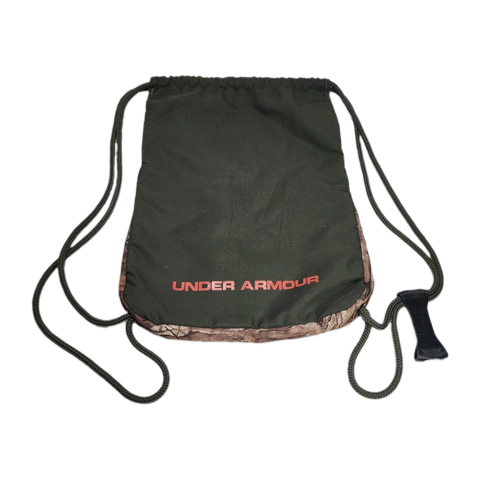 UNDER ARMOUR Drawstring REALTREE CAMO Backpack Sack UA Gym / Hunting Bag
