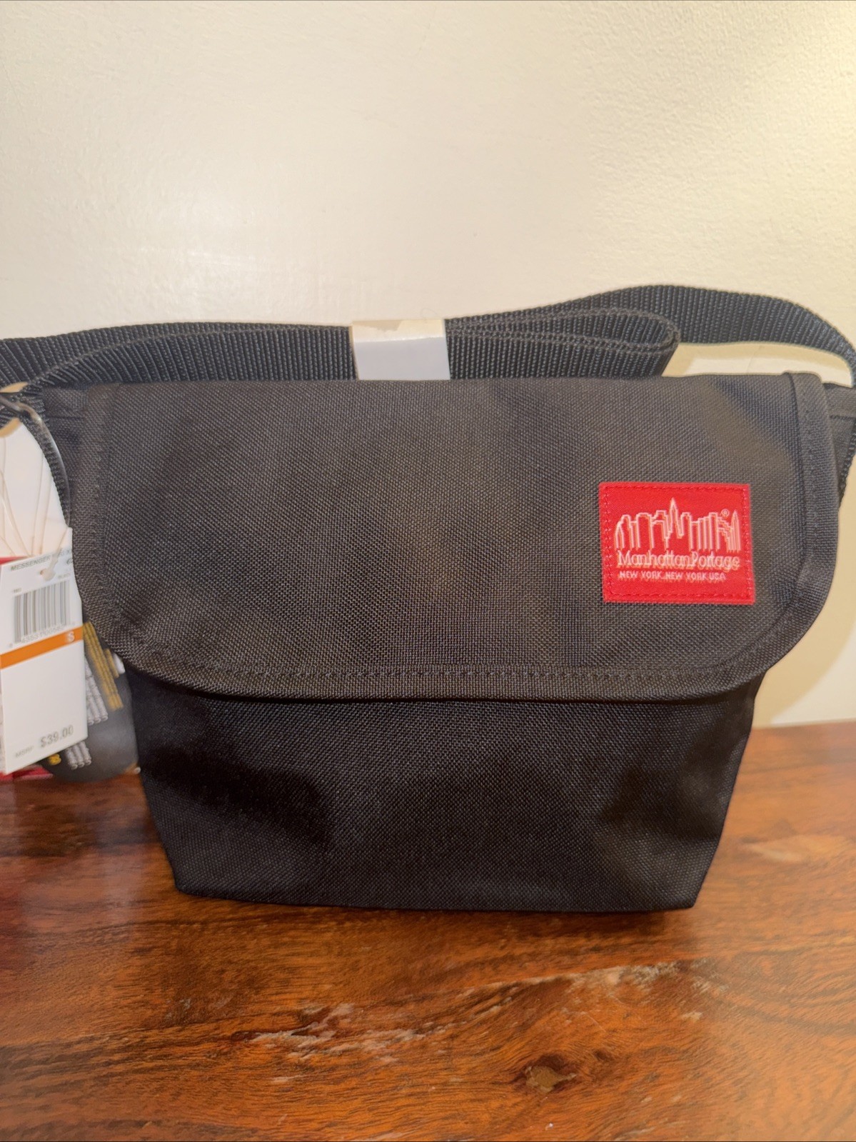 Manhattan Portage Messenger Bag Black New
