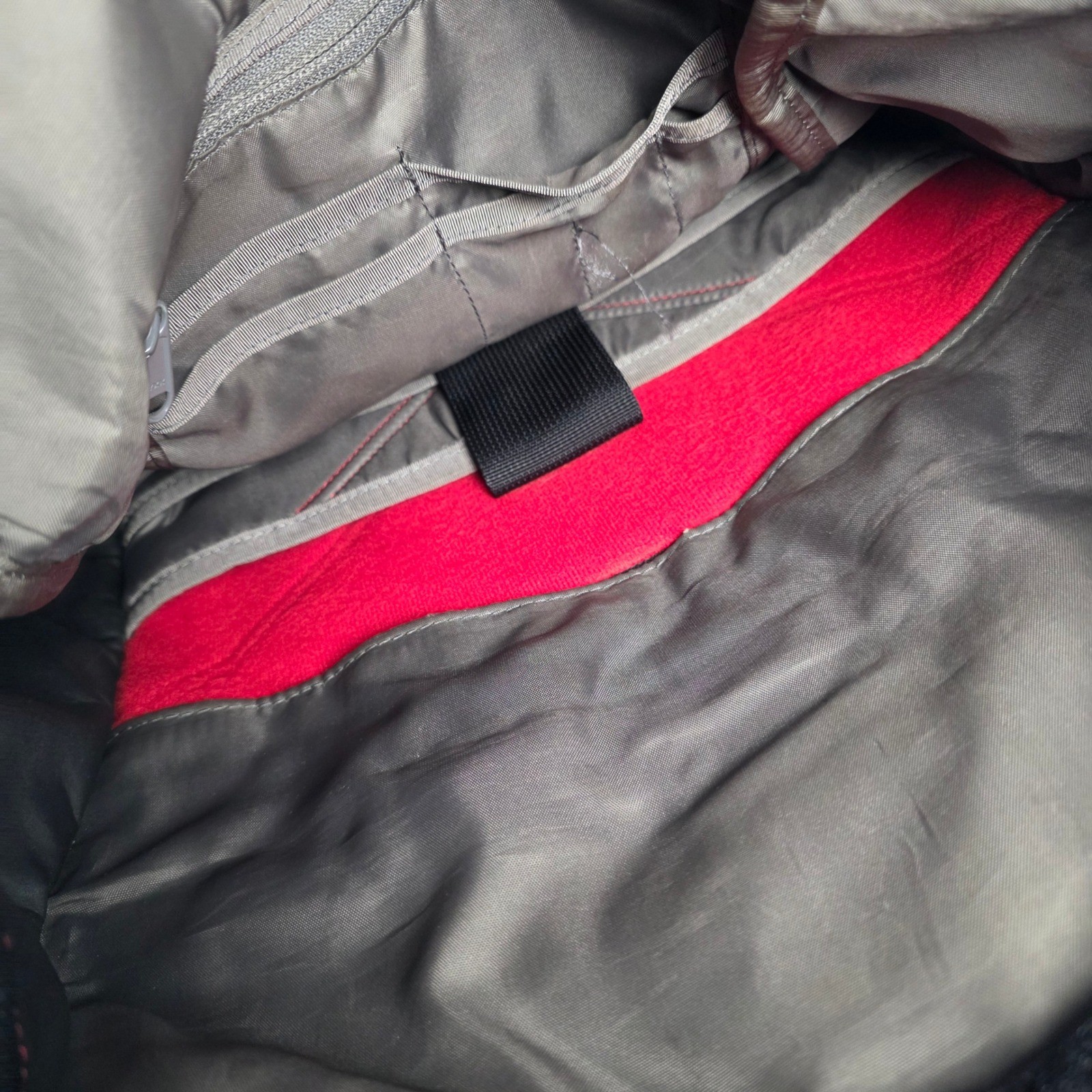 Timbuk2 San Francisco Spire Laptop Backpack Black Red Trim Roll Top Commuter Bag