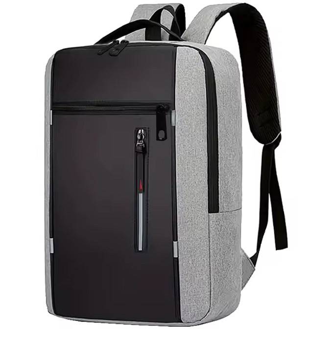 Fashion Business Laptop Backpack Large Capacity Travel School Shoulder Bag Black