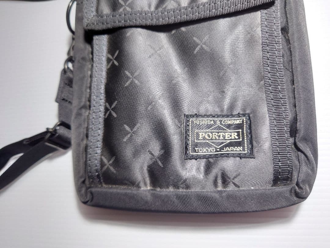 Authentic PORTER Yoshida Kaban Black Small Shoulder Bag 13×18cm Casual Crossbody