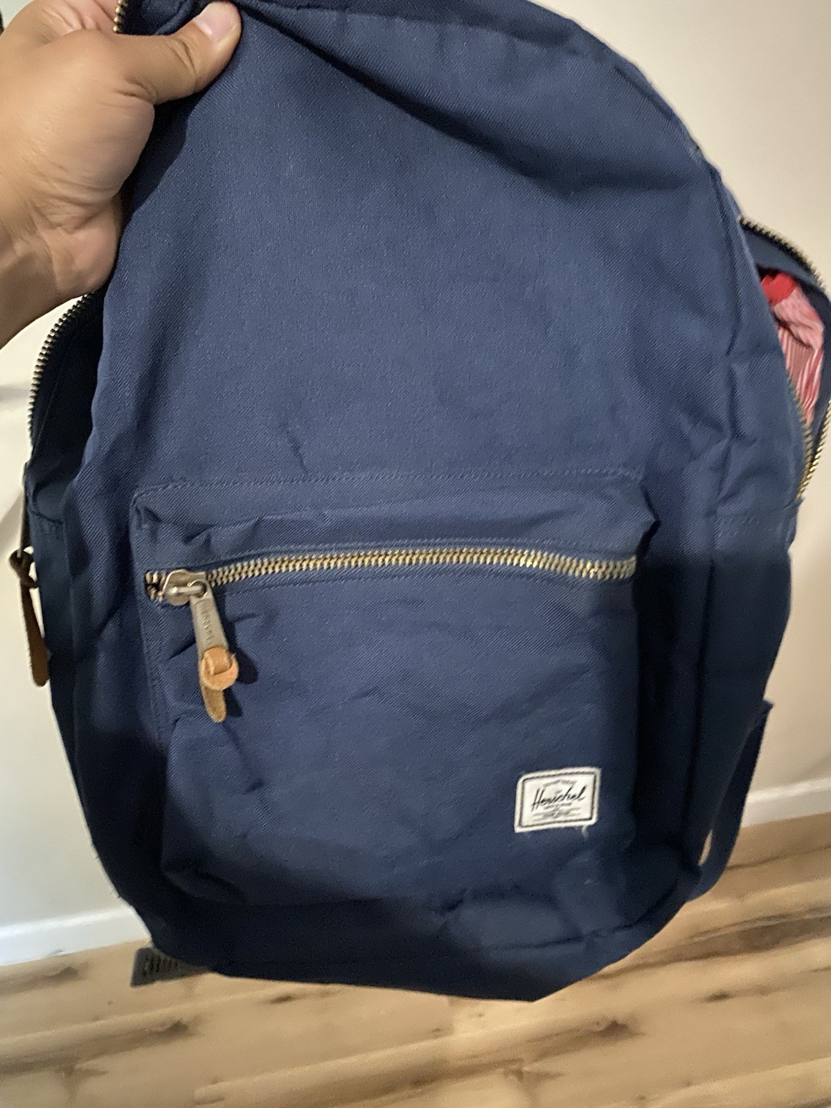 Herschel Backpack, (needs easy zipper repair)BLUE, Classic 23.0l | FAST SHIPPING