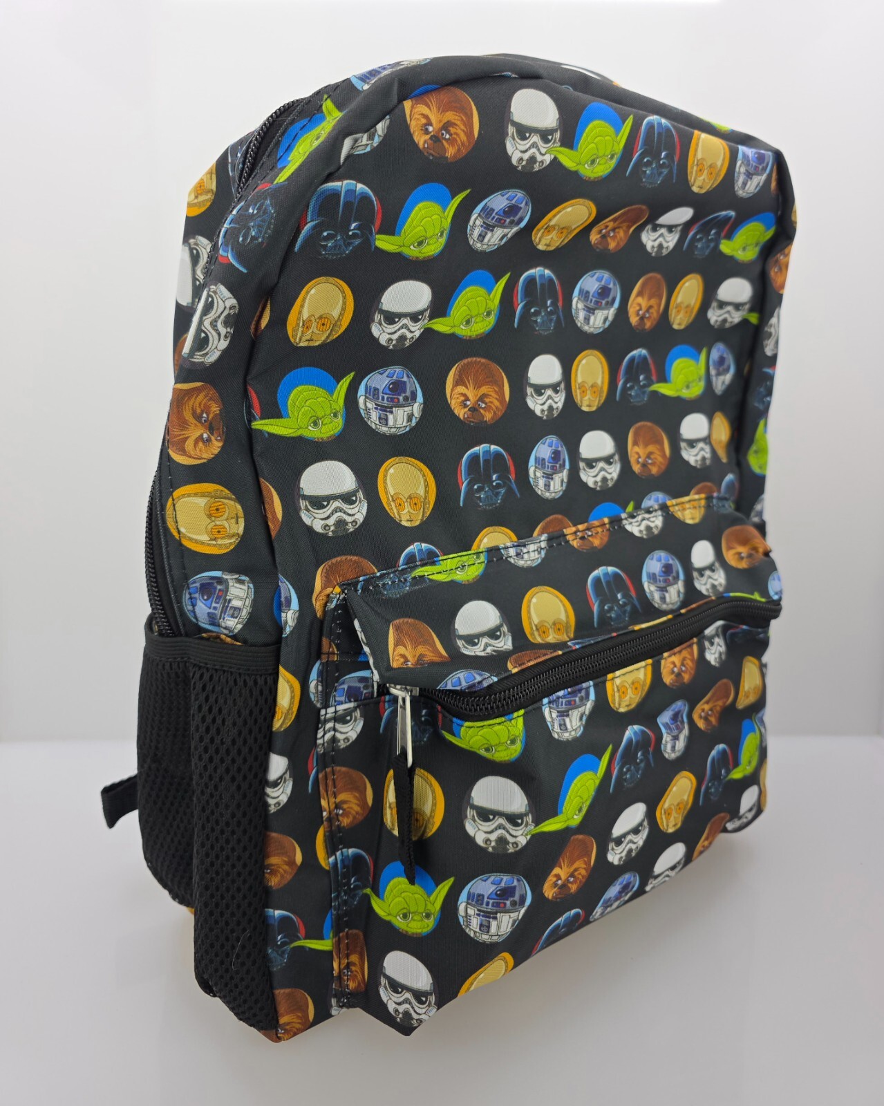 NWT Disney Star Wars 15″ Backpack Adults Kids Unisex Yoda Darth Vader R2-D2
