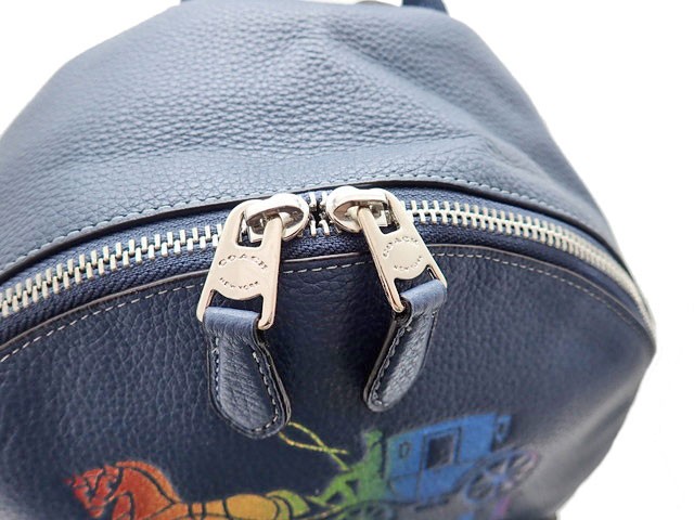 Import duty included for US buyers COACH Jes Rainbow Horse & Carriage Backpack