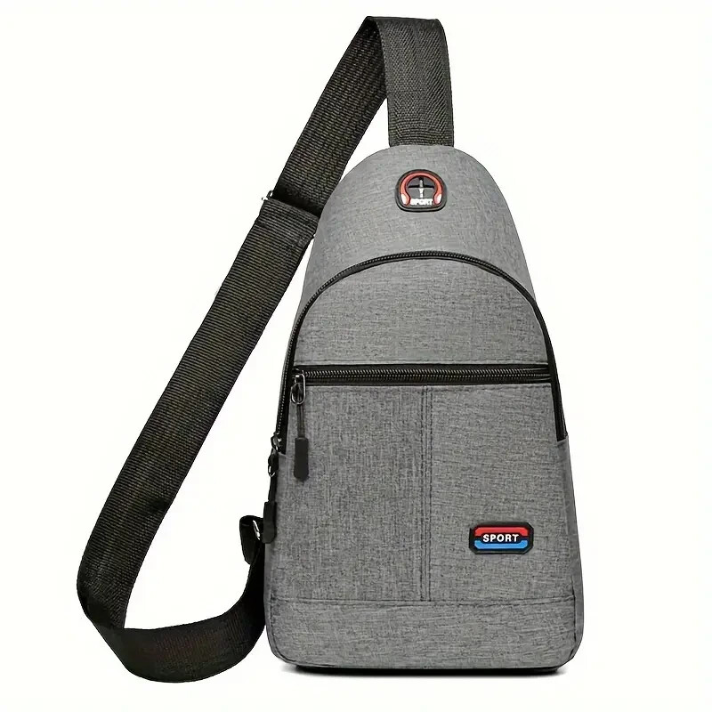 lot of 3 Men’s Casual Nylon Canvas Bag, Crossbody Bag, New Sports Chest Bag#Z164
