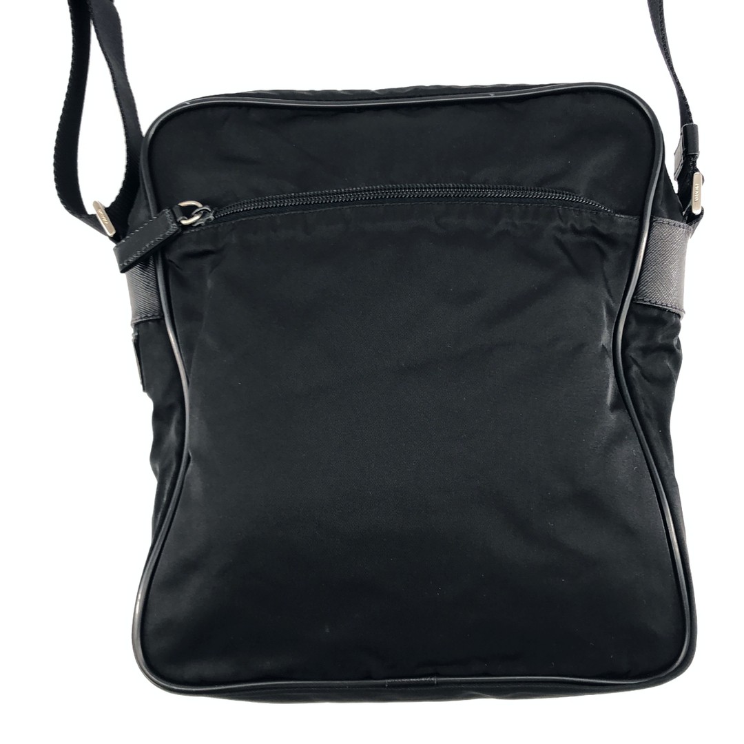 PRADA | Nylon Triangle Logo Shoulder Bag Black Men’s Used KLDR-0