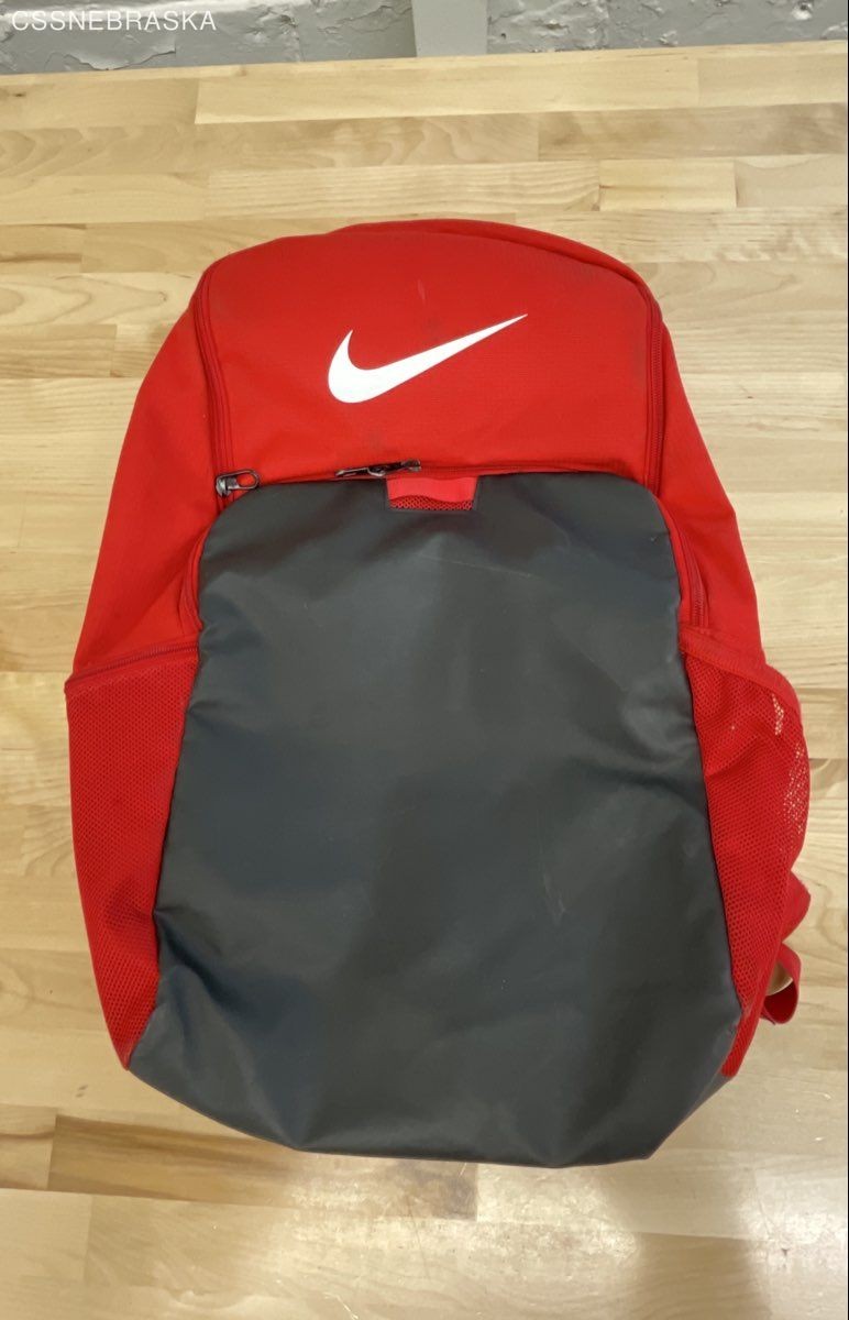 Nike Red Black Academy Team Sports School Backpack DM3975-657