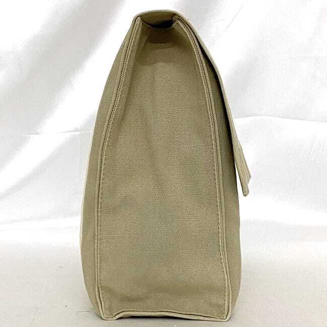 Hermes Clutch Bag Tapidocell ec-22048 Beige White Good Condition With Pouch