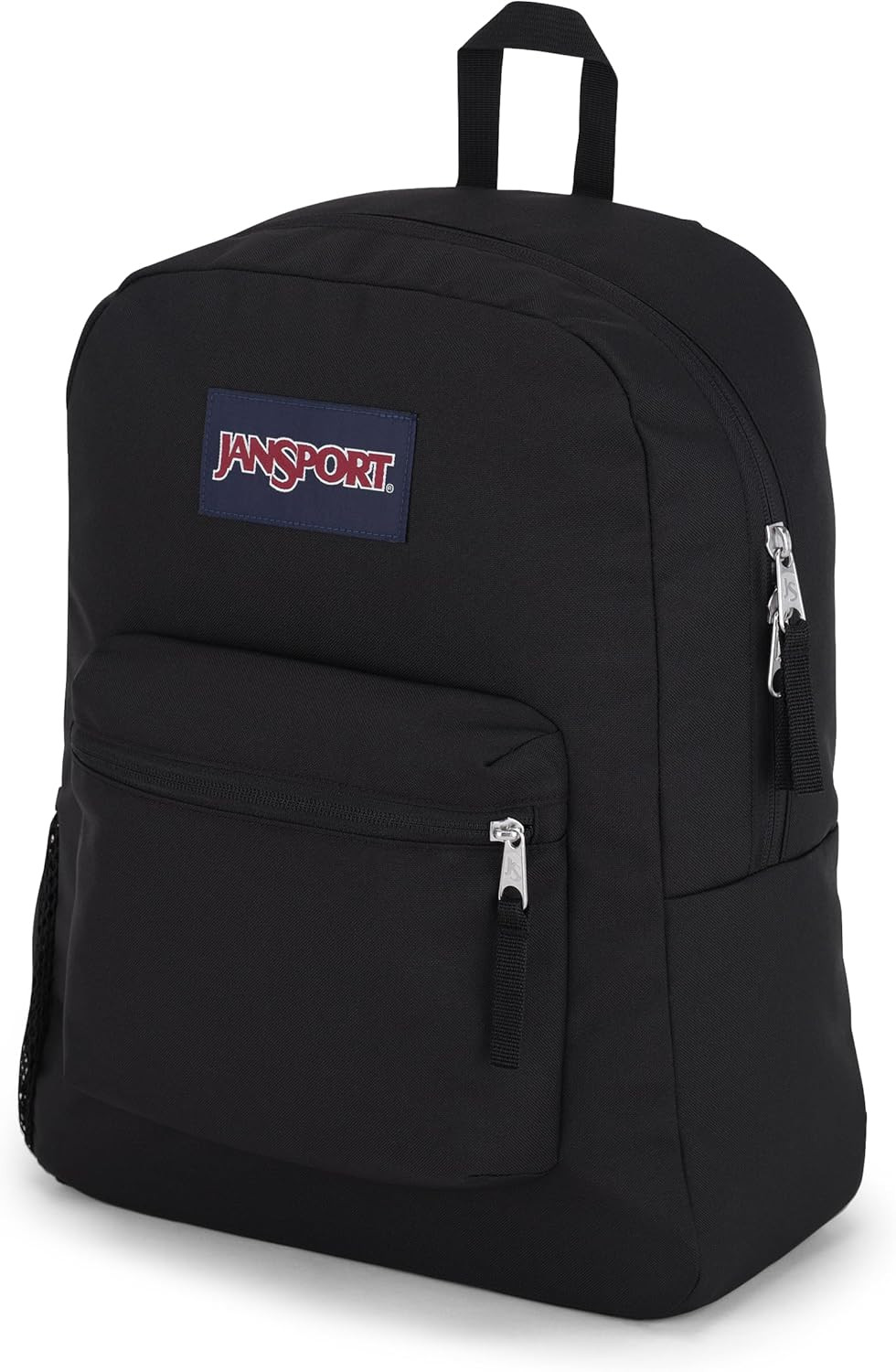 Cross Town Backpack – Versatile Black Bag with Utility Pocket
