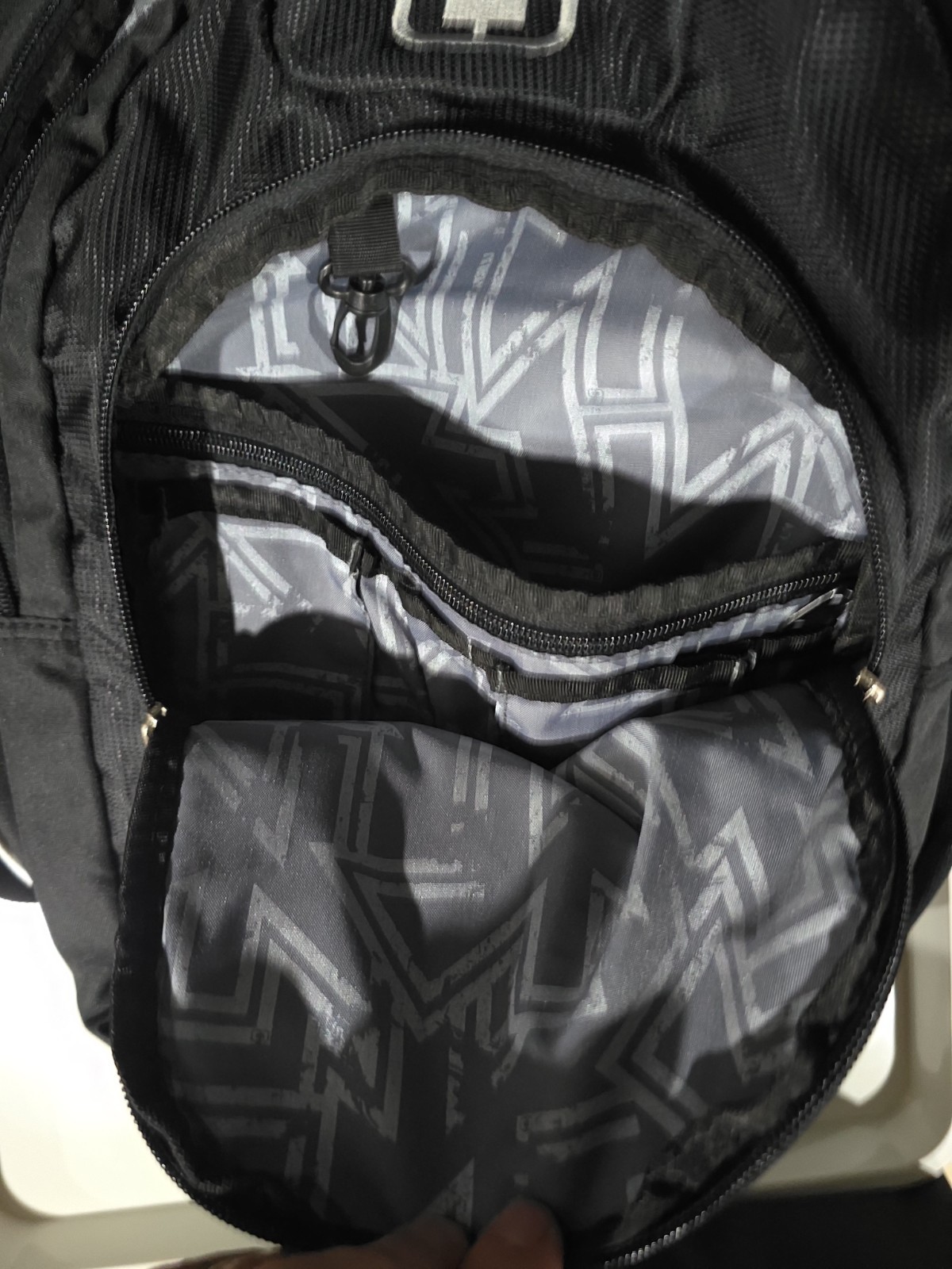 OGIO Squadron Backpack Black Laptop Carparment Travel Bag New with Logo