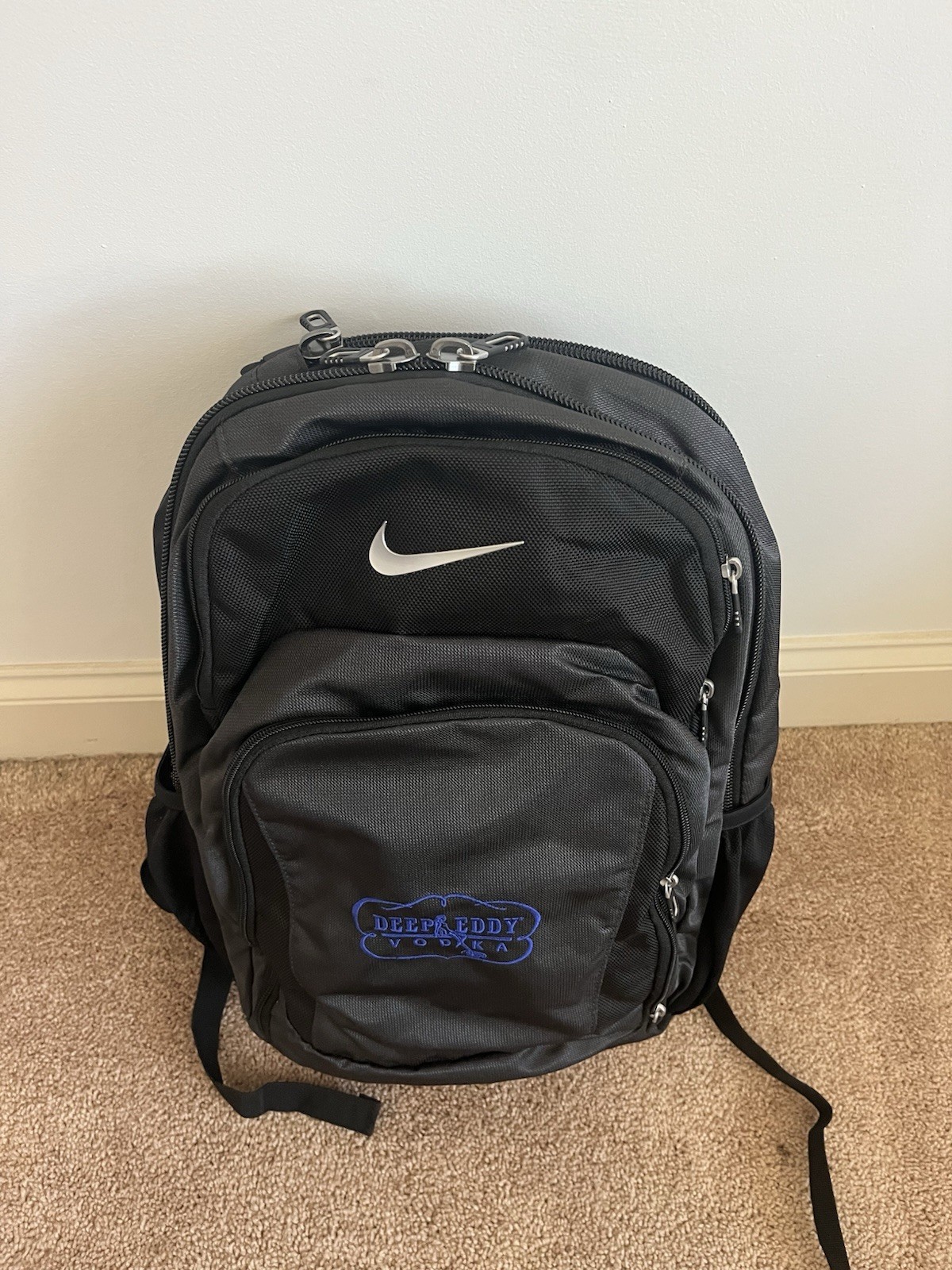 NEW Nike Backpack Book Bag Black Deep Eddy Vodka Promo