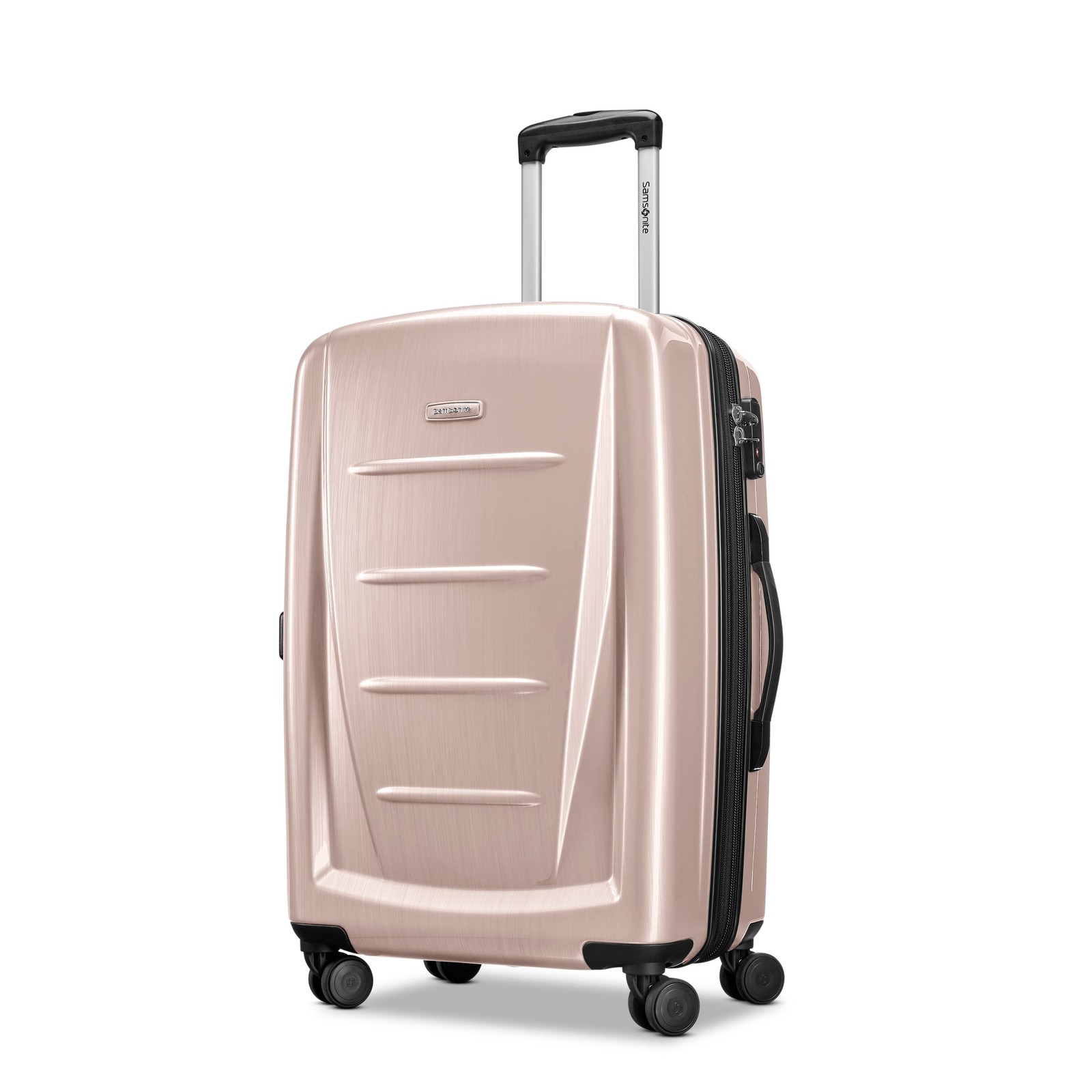 Samsonite Winfield 2 Hardside Luggage Arctic Pink Checked Medium 24 Inch U12