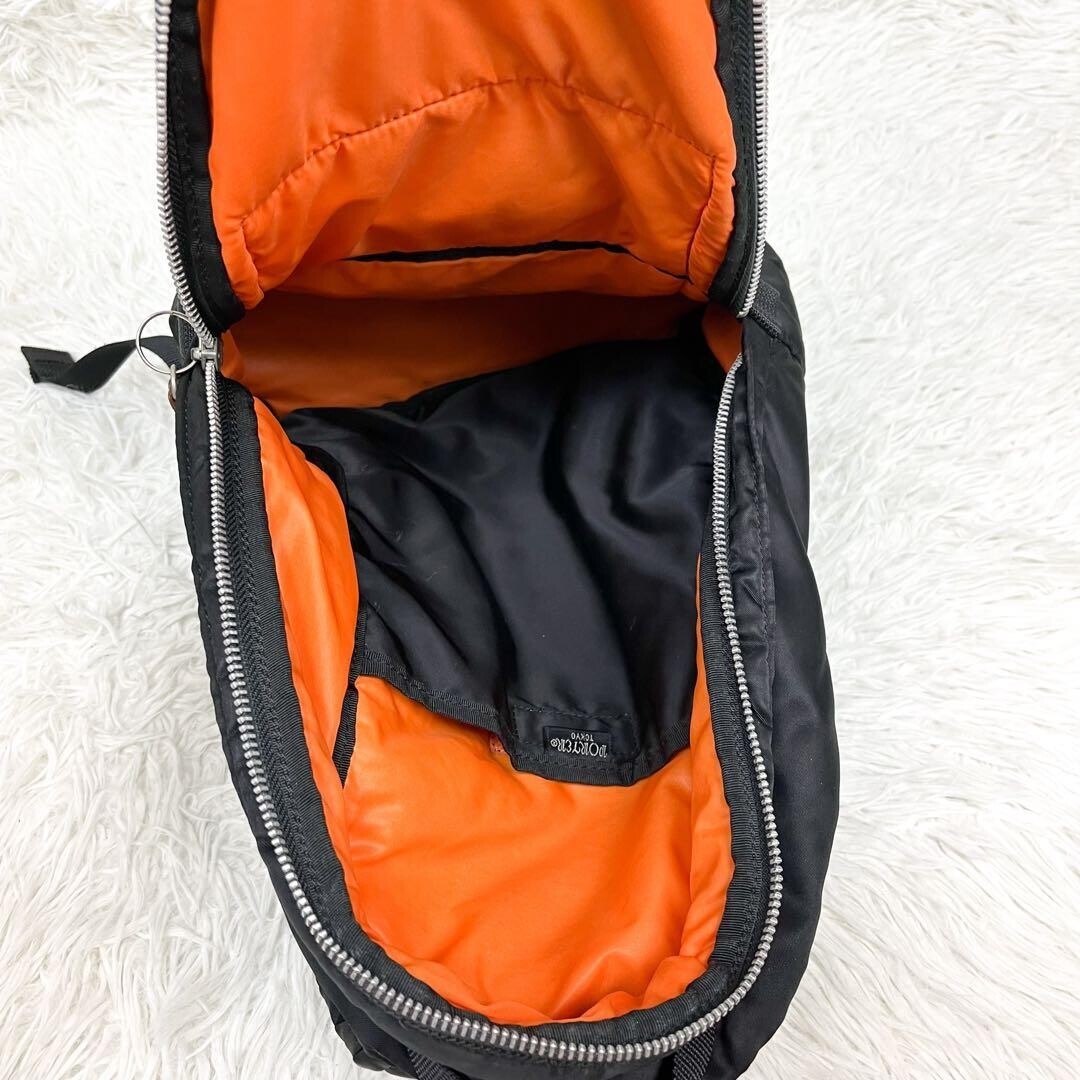 PORTER Tanker Backpack Black Nylon Japan Made Zip Repair 38cm Mens Bag Retrofit