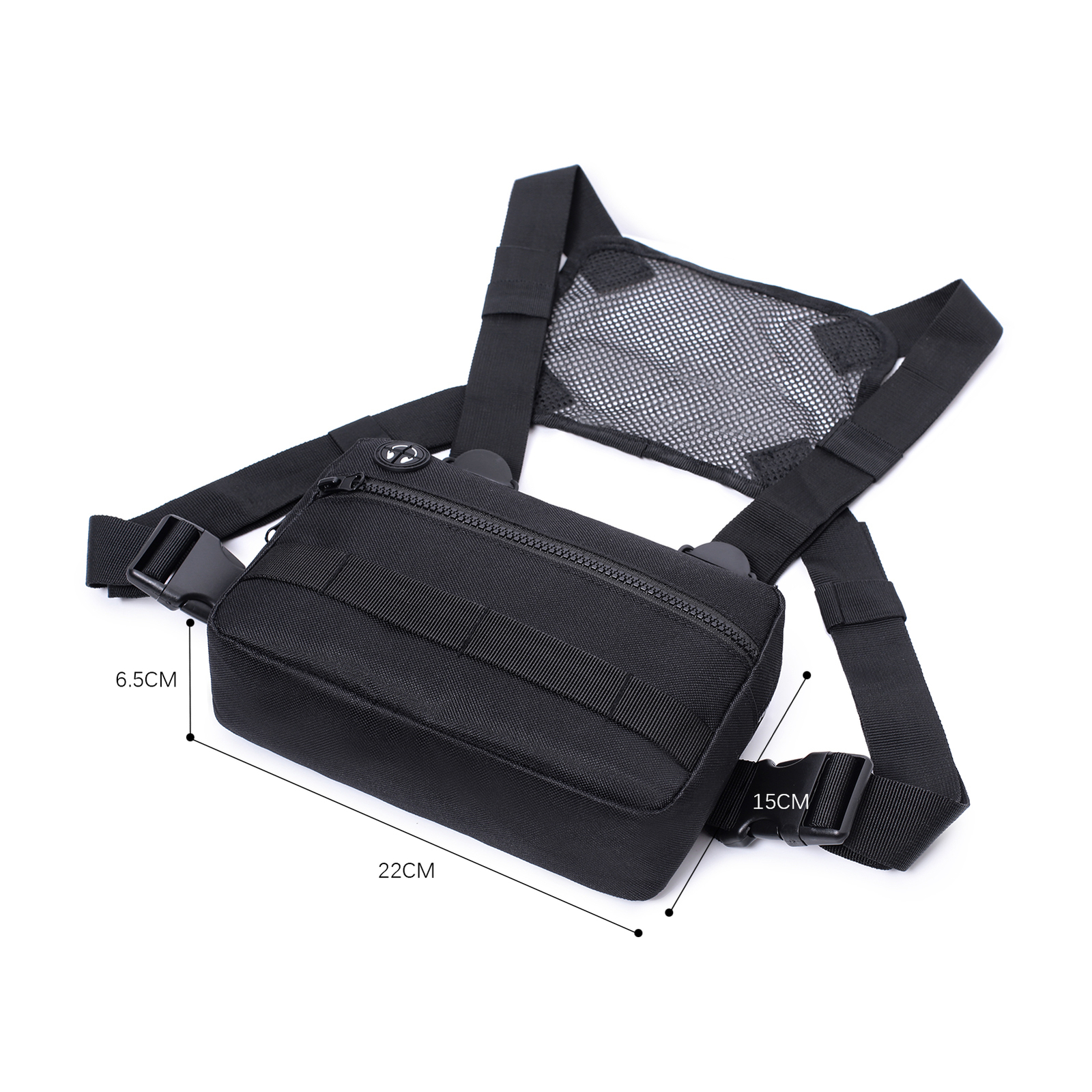 Tactical Combat Chest Rig Bag Front Pouch Recon Kit Pack Sport Protective Vest