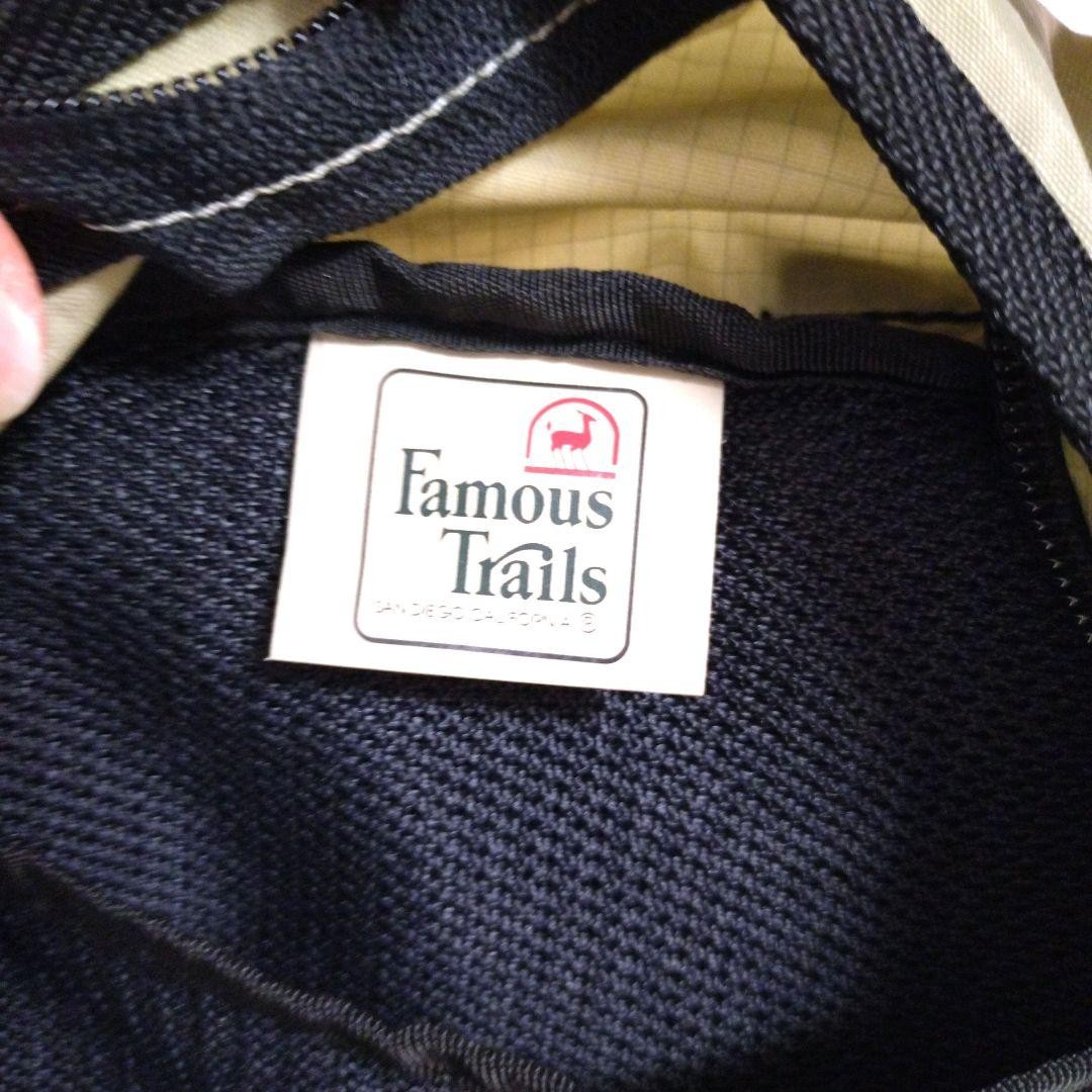 Famous Trails Backpack Green Casual Outdoor Used