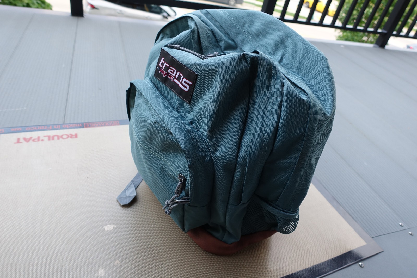 Trans By Jansport 17″ laptop Backpack JS0A33S3 -Large -Brown Leather Bottom
