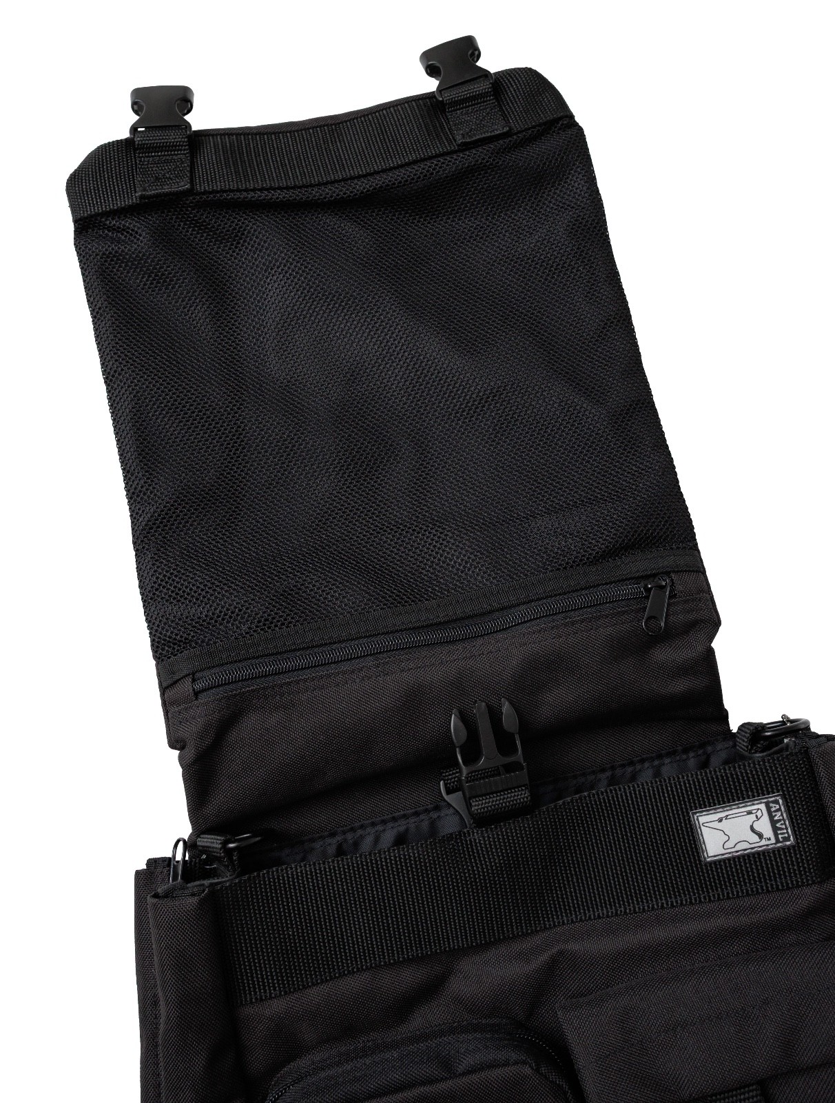ANVIL Messenger Bag Vertical Courier Satchel Shoulder Pad Ballistic Nylon RARE