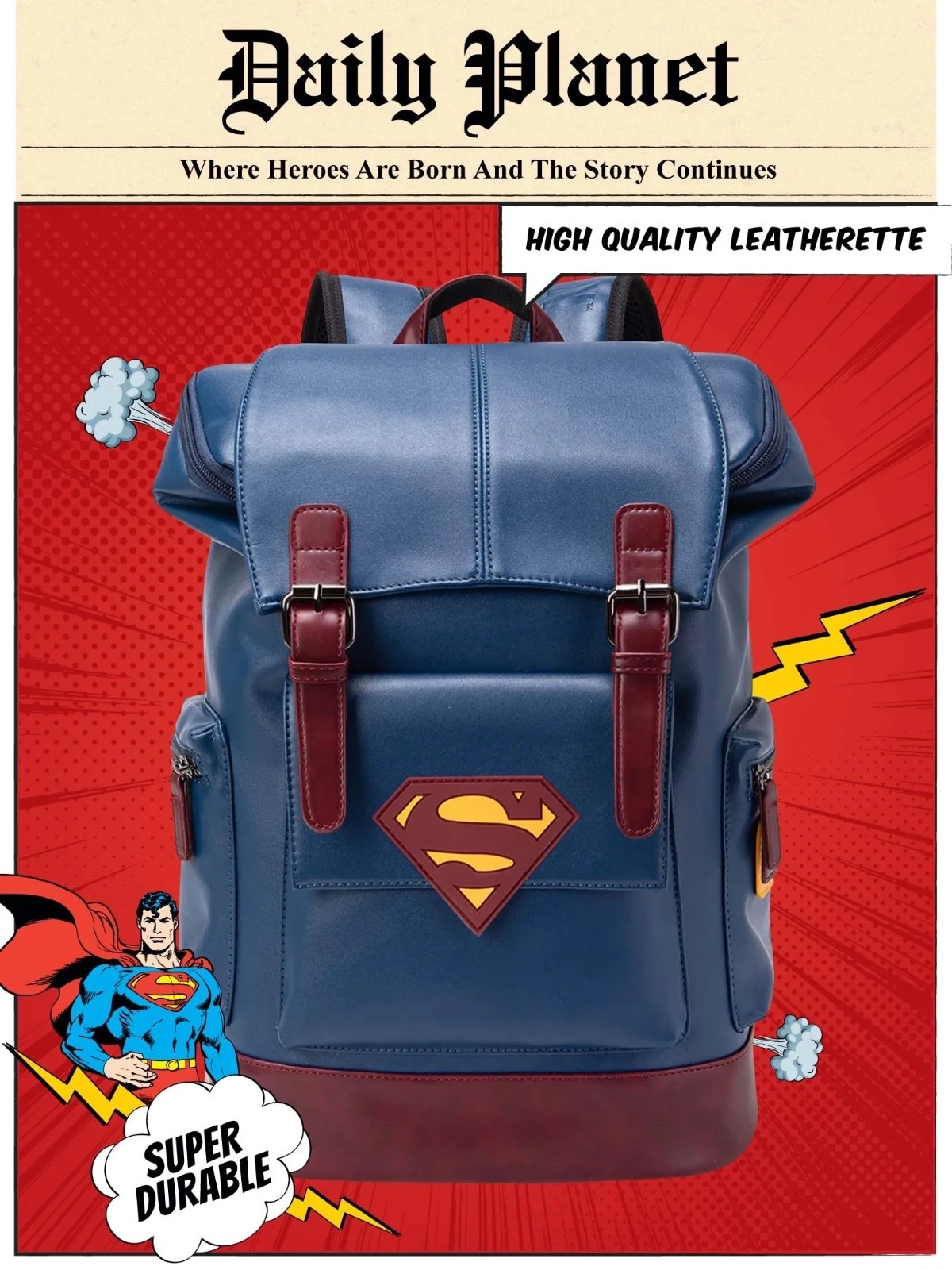 The Trailblazer | SUPERMAN x Fur Jaden multi colour US BUYERS NO IMPORT FEES