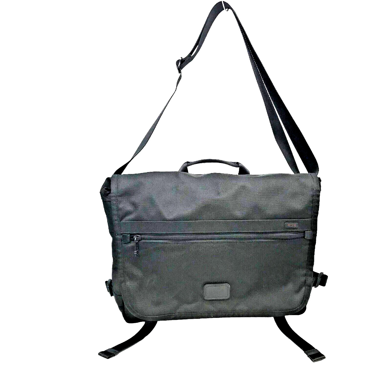 TUMI Alpha2 Mens 16″ Medium Expandable Briefcase Organizer Shoulder Strap $518.