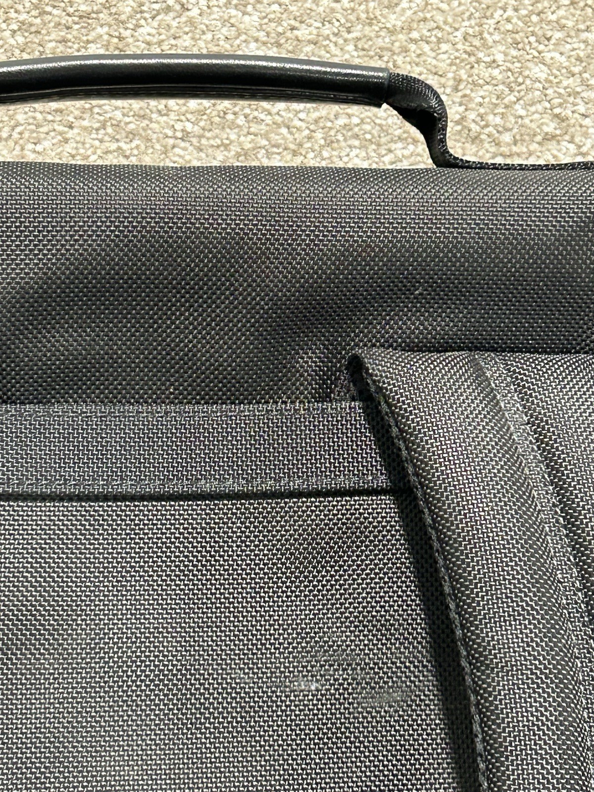 TUMI Backpack Alpha 3 in 1 Black Backpack Messenger Slim Convertible Bag 26189DH