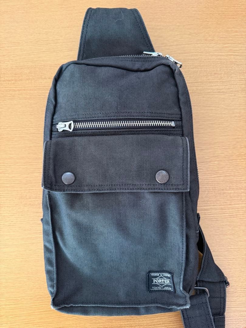 PORTER YOSHIDA SMOKY One Shoulder Sling Bag made in Japan Authentic