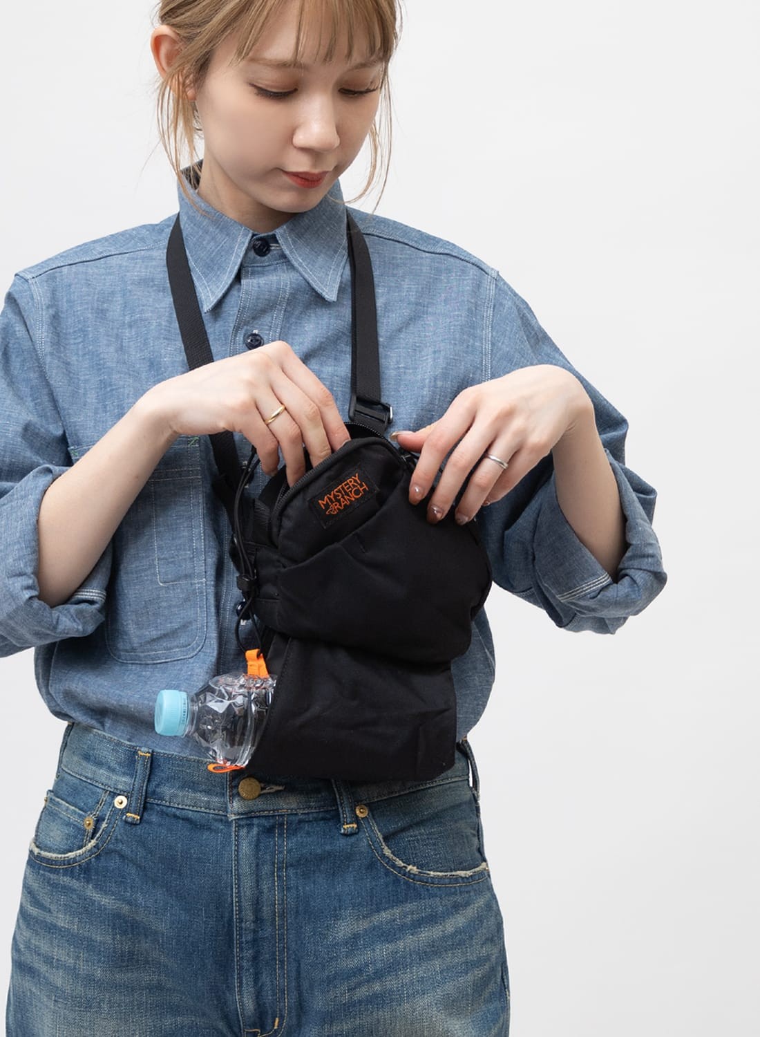 Mystery Ranch WING MAN MULTI POCKET Shoulder Bag Pouch Waist Bag, 3-Way Bag