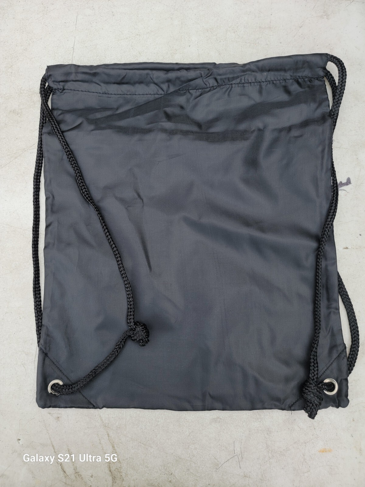 ASICS Runs Deep Cinch Sack Backpacks Glow In The Dark Light Weight Black