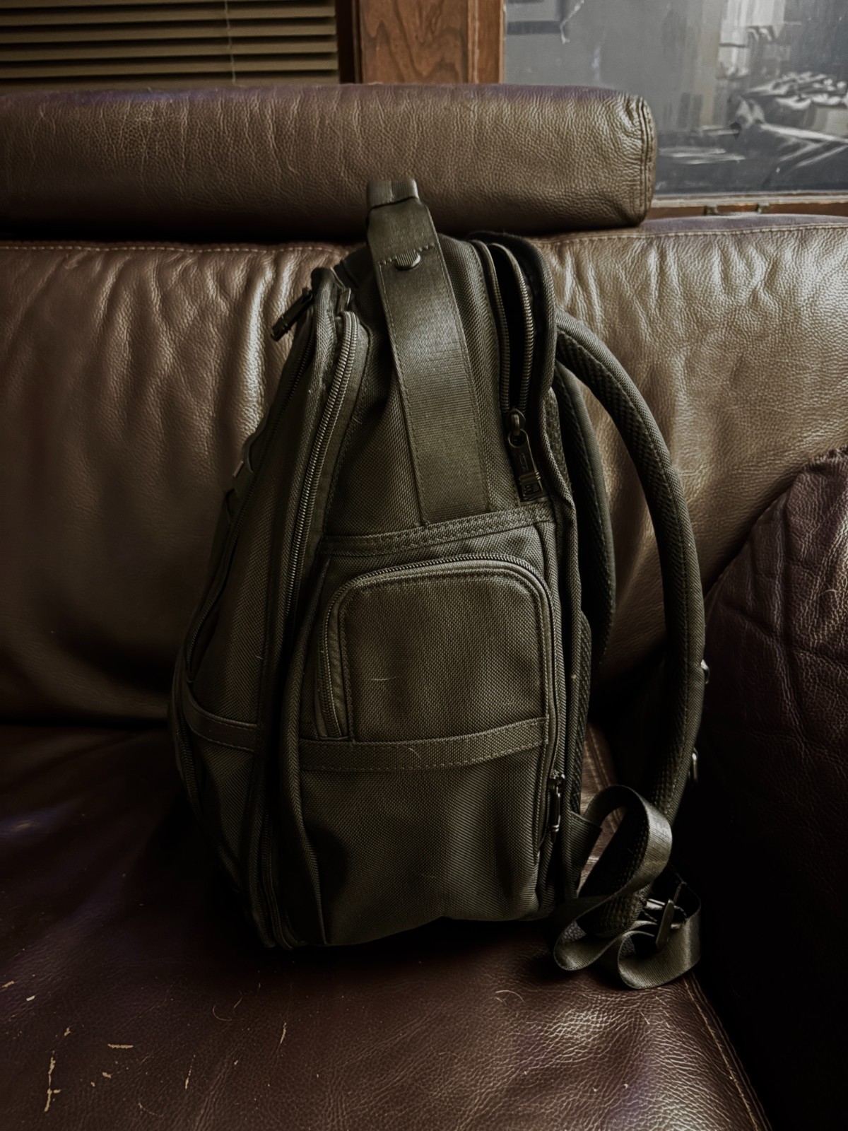 Tumi Alpha 3 Packing Backpack Black Nylon Used Only Once, Excellent Condition
