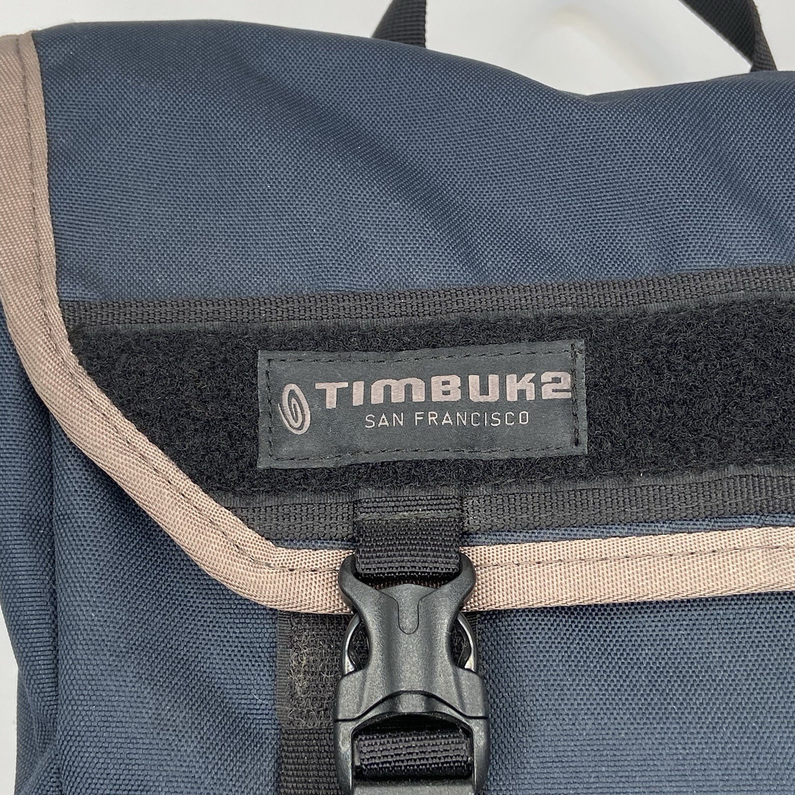 Timbuk2 Rogue Backpack Navy Gray Roll Top Commuter Laptop Travel Bag