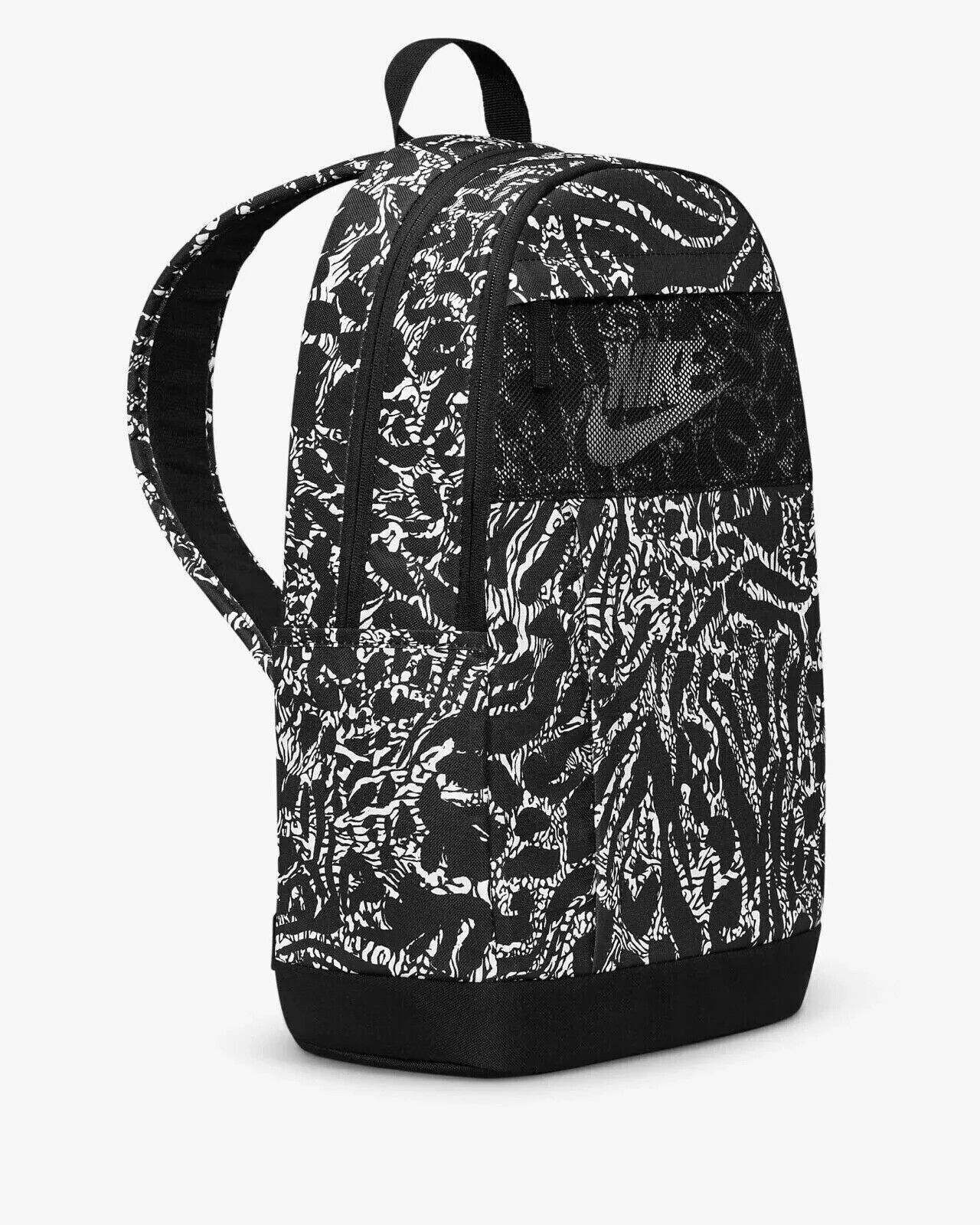 Nike Elemental Backpack School Travel Gym Bag Black White 21L DQ5764 010 • NEW