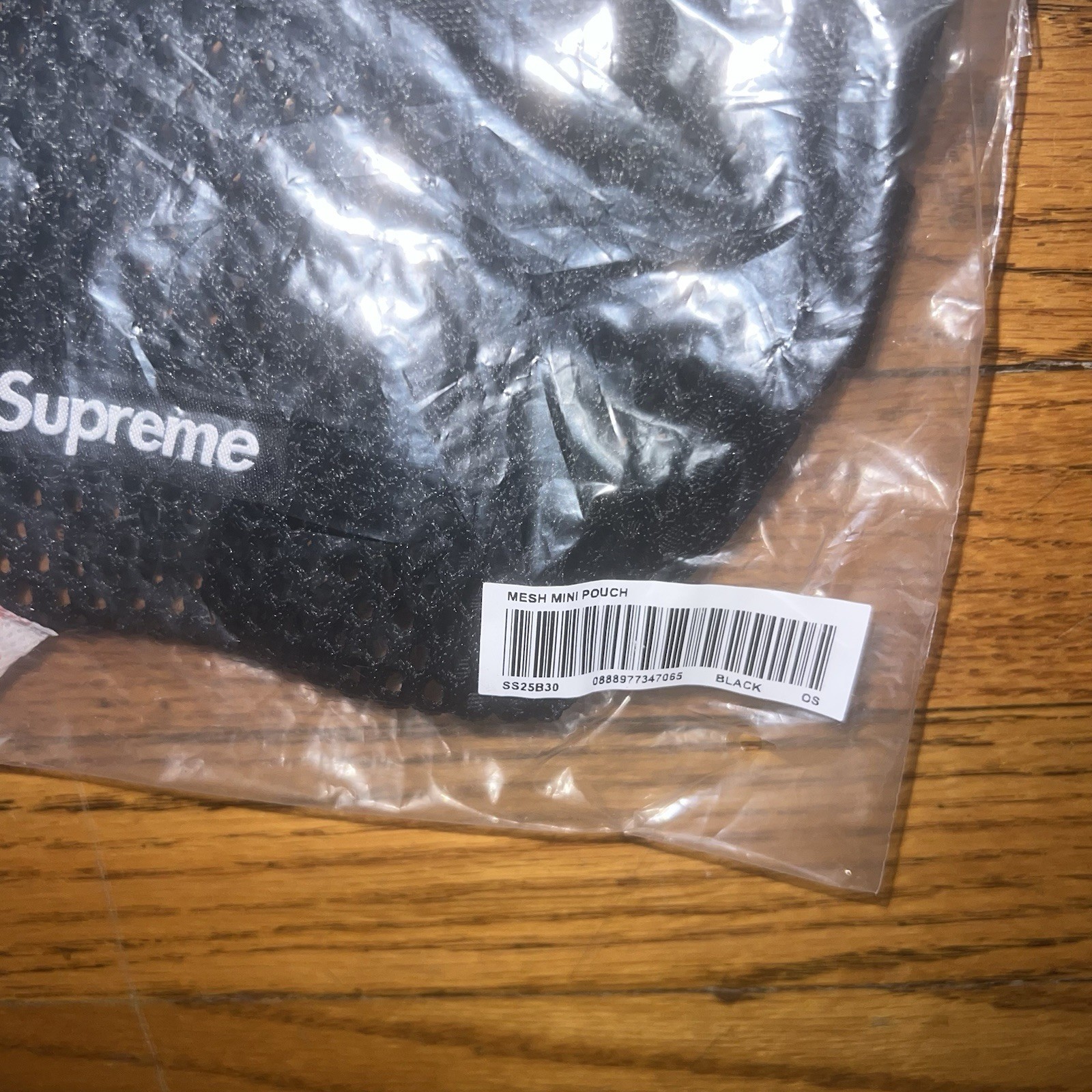 Supreme Mesh Mini Pouch SS25 Black