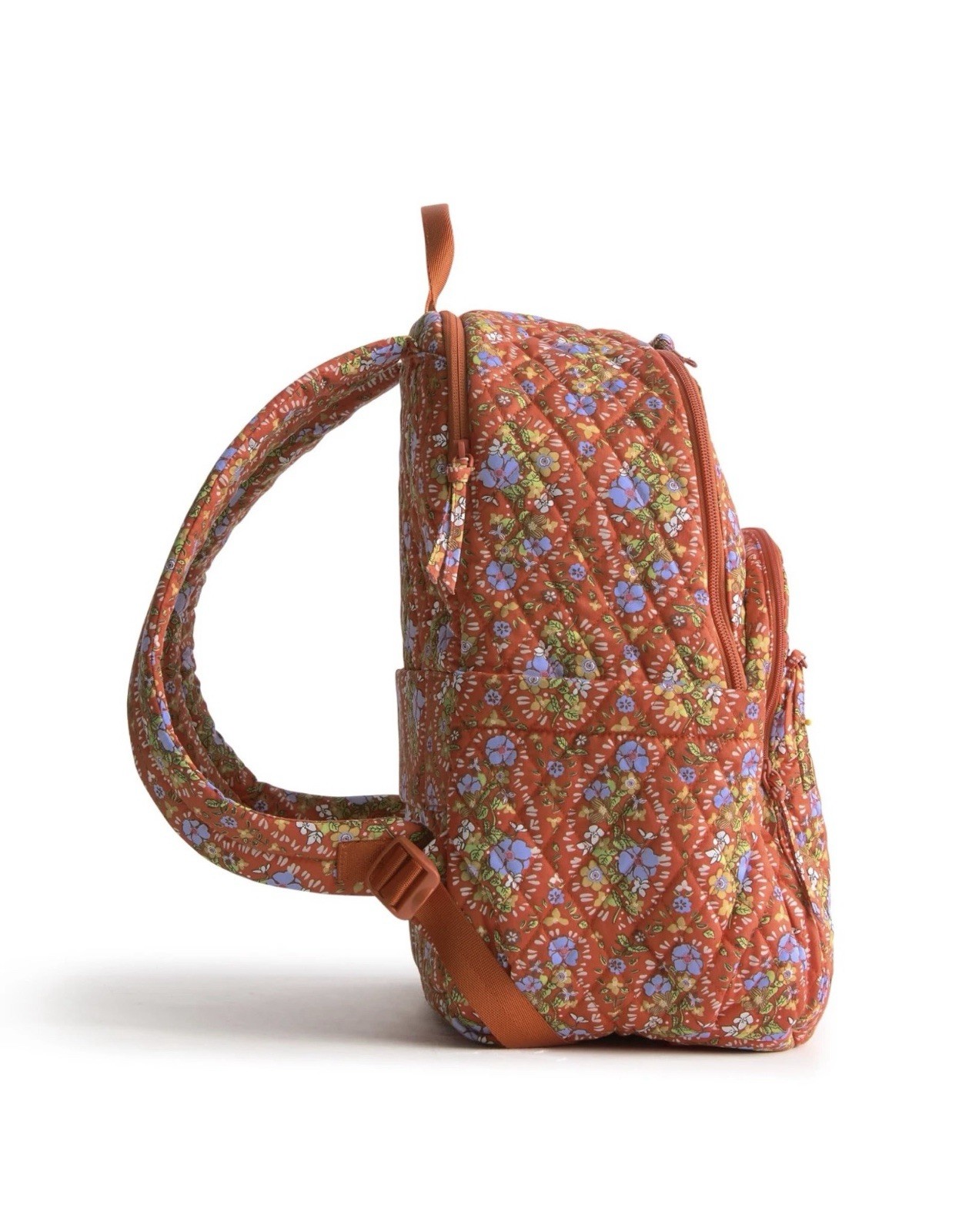 Vera Bradley Bancroft Quilted Backpack Premium Cotton Bookbag – Garden Paisley