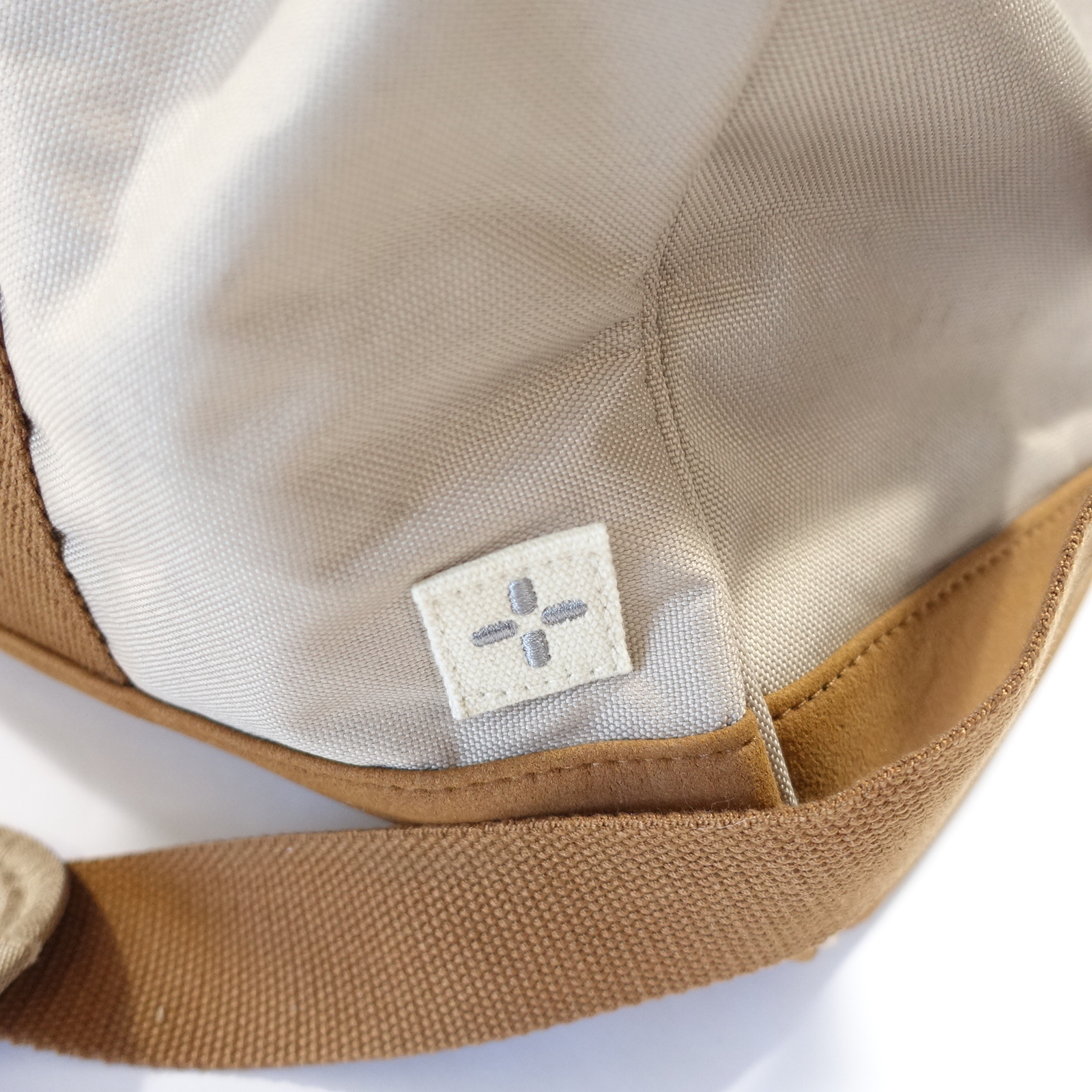 SUN STONE 100135047 COLORBLOCK BEIGE BROWN REED DUFFLE BAG MENS NWT NEW