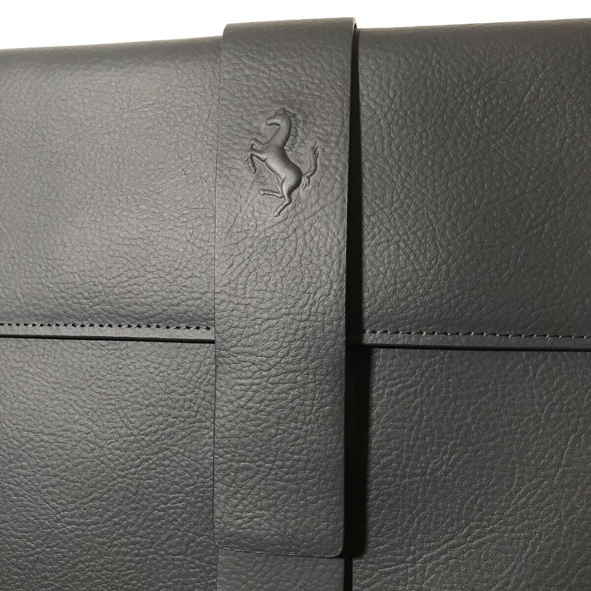 Ferrari Genuine Schedoni Leather Manual Case / Document Holder one item only