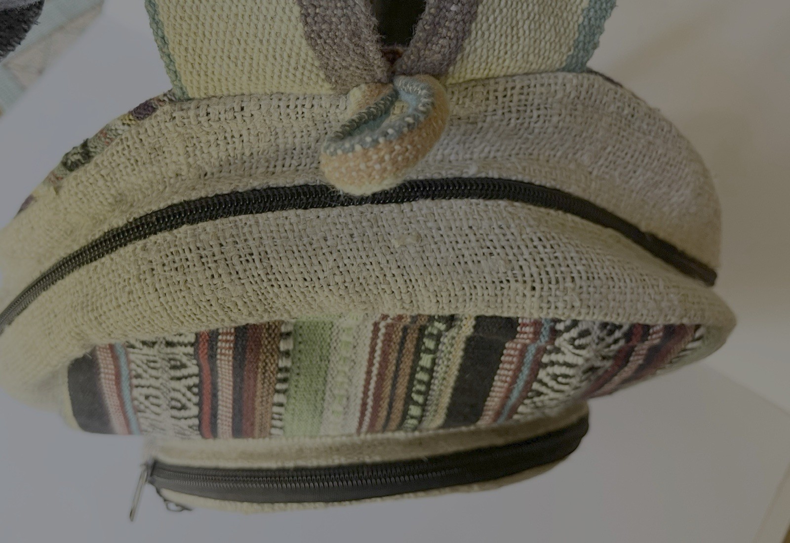 Himalayan 100% Hemp Backpack Travel Hippie School Bag Multicolored Made in Nepal