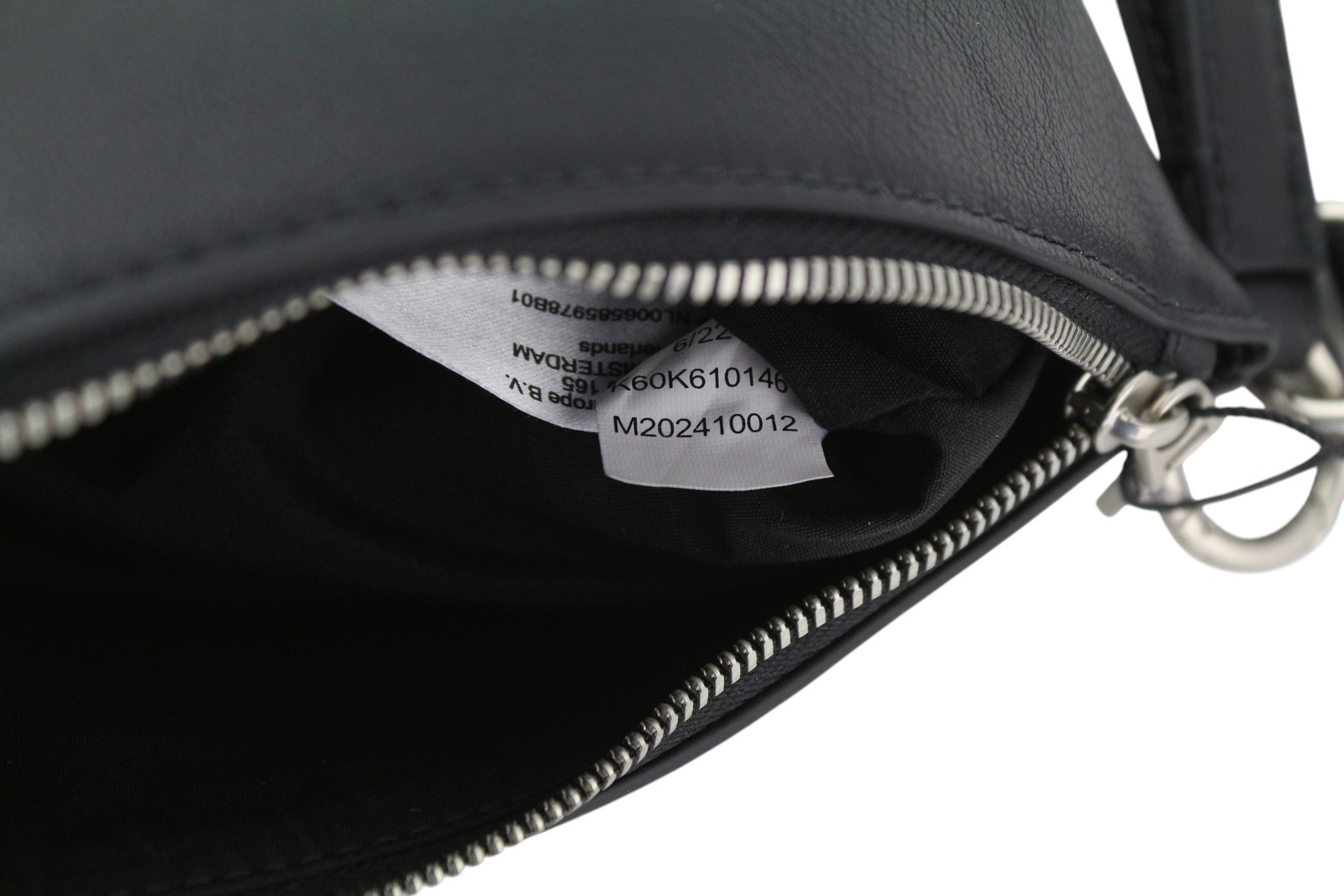 CALVIN KLEIN Make-Up + D-Ring Keyfob Men Bag OS Black Coated Logo Unisex
