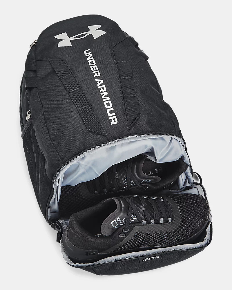 Under Armour UA Hustle 5.0 Backpack 29L Water Resistant Laptop School Gym Travel