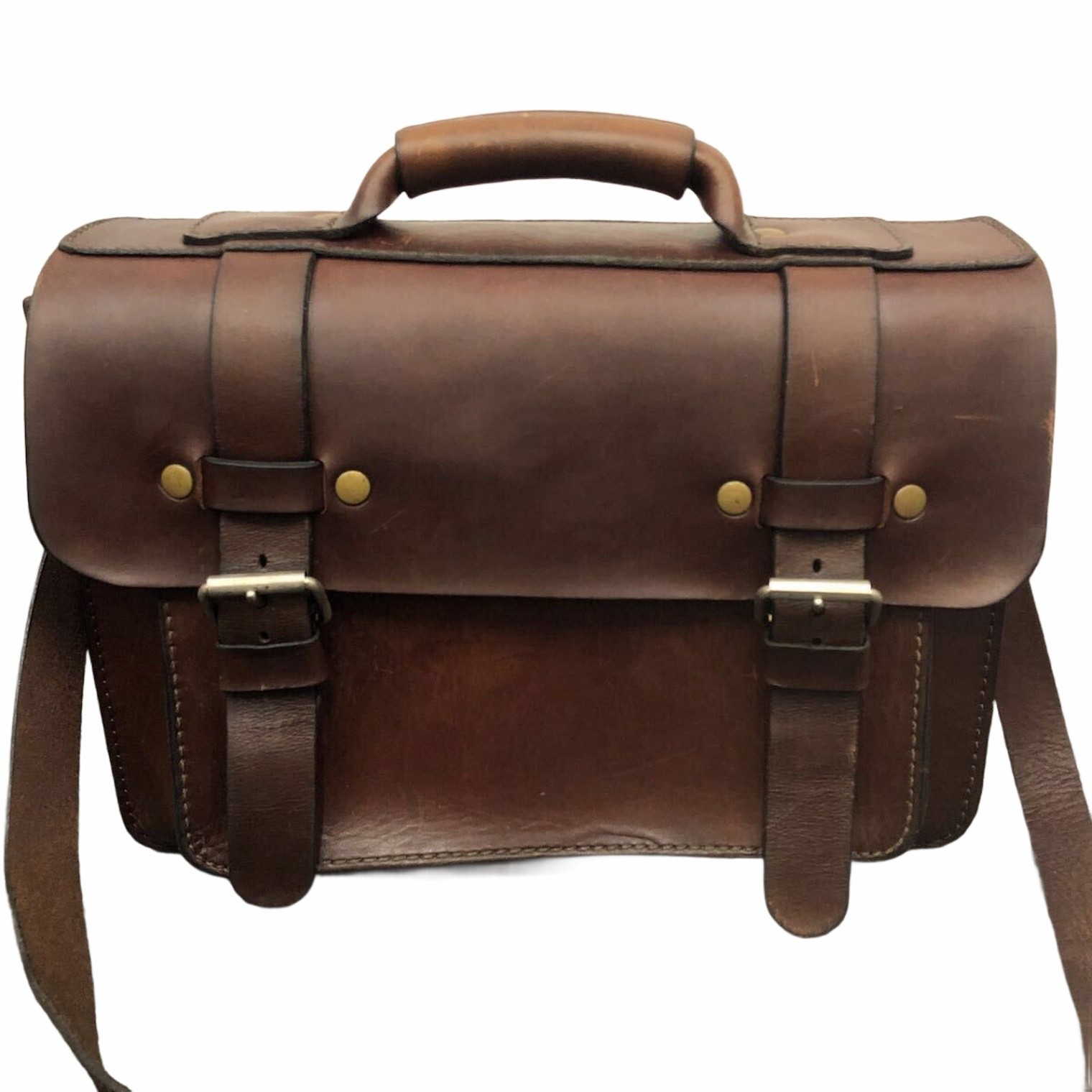 HERZ 2WAY Business Bag L 38x28x14cm Used Japan