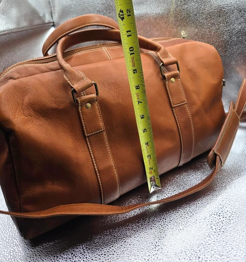 Links & Kings Double Handles Crossbody Duffle Bag FLAWS
